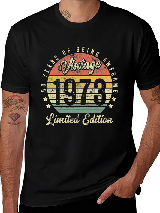 Vintage 1973 Limited Edition 50th Birthday T-Shirt