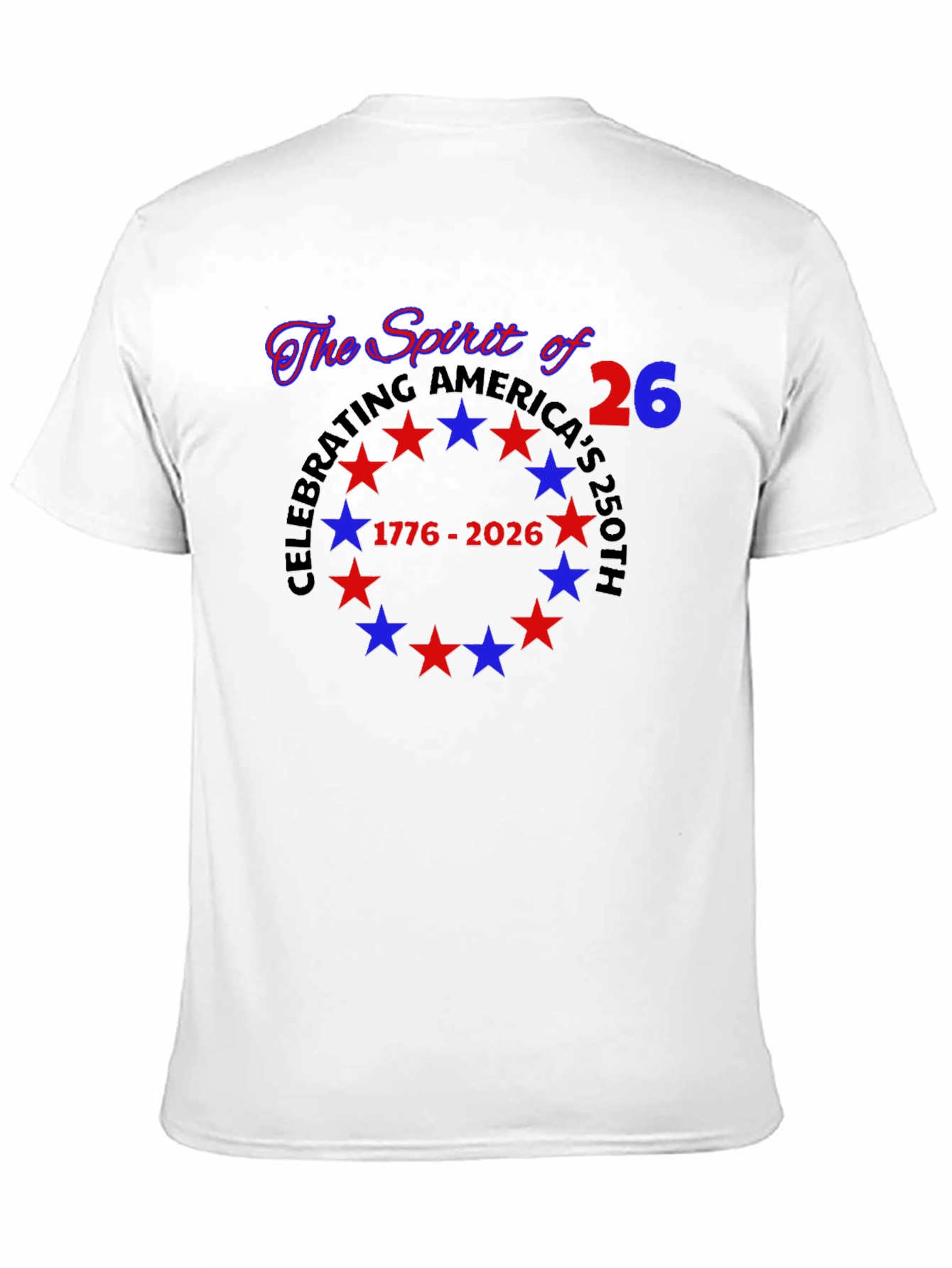 Spirit of 26 T-Shirt - Patriotic Celebration Tee