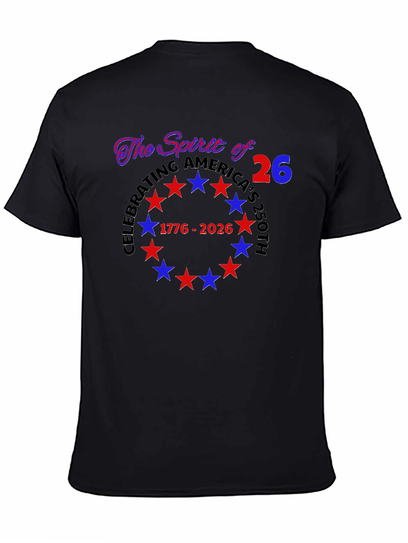 Spirit of 26 T-Shirt - Patriotic Celebration Tee