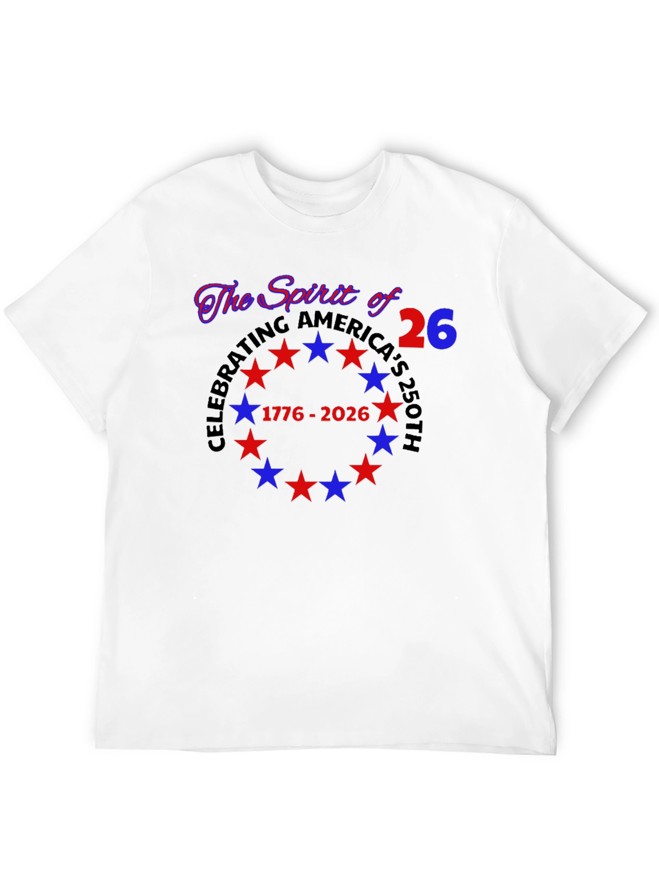 Spirit of 26 T-Shirt - Patriotic Celebration Tee