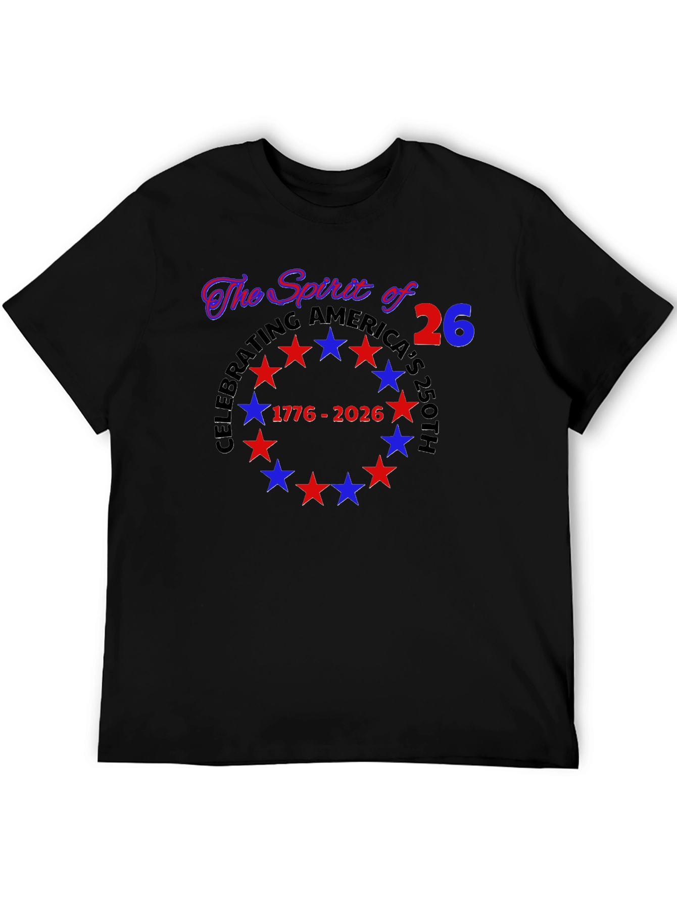 Spirit of 26 T-Shirt - Patriotic Celebration Tee