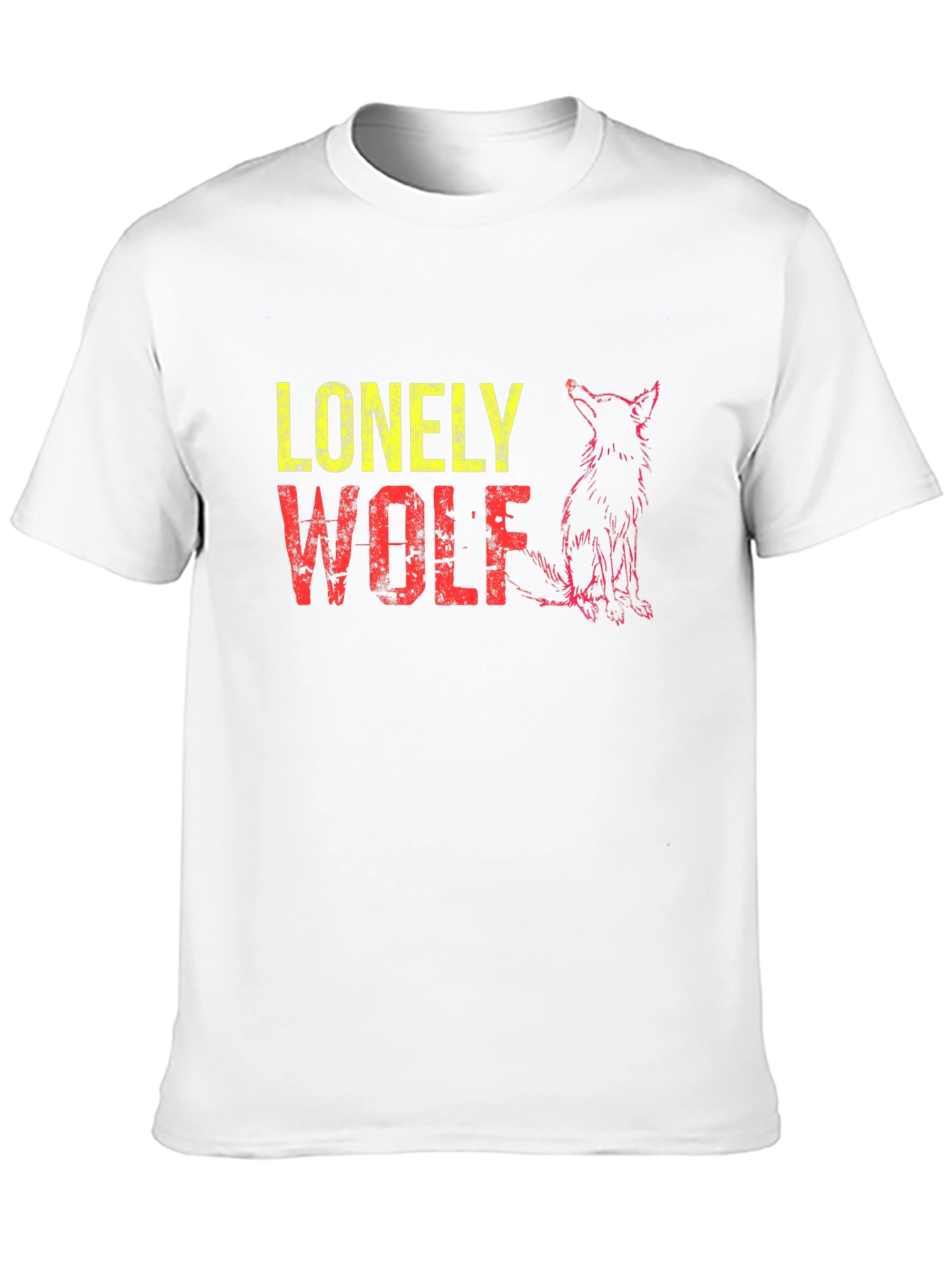 Lonely Wolf Graphic T-Shirt