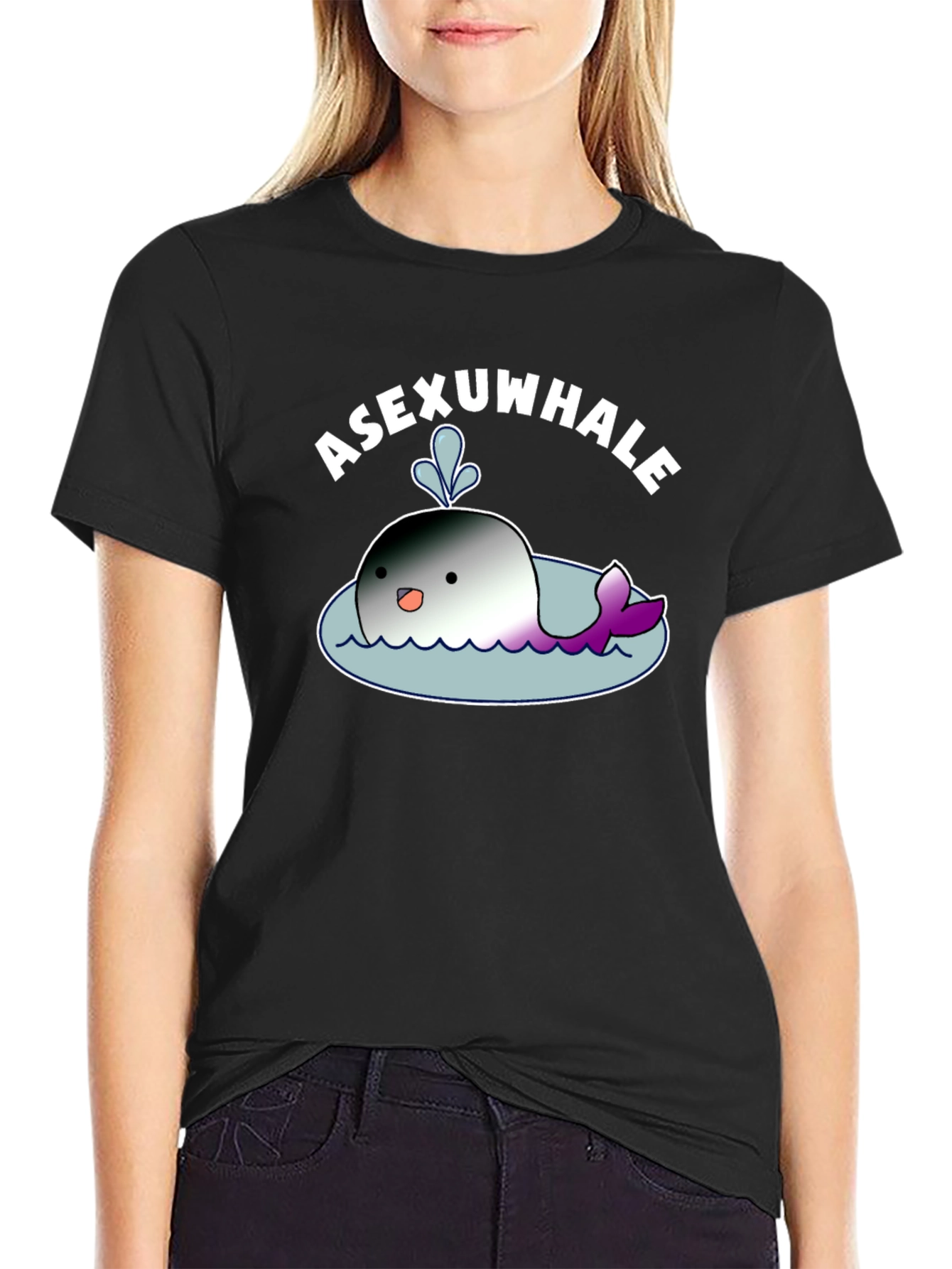 Asexuwhale T-Shirt -  LGBTQ+ Pride