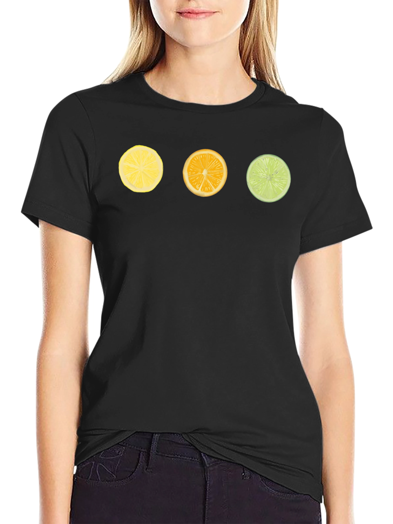 Citrus Slice Graphic Tee - Summer Fresh T-Shirt
