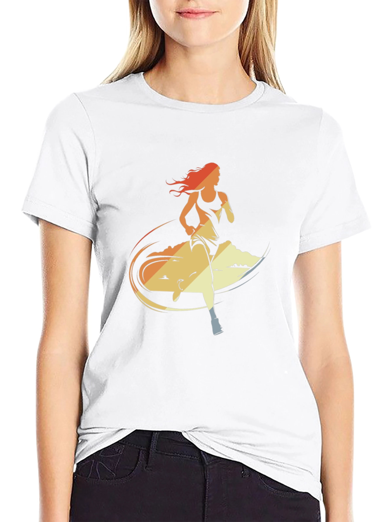 Retro Runner Graphic T-Shirt