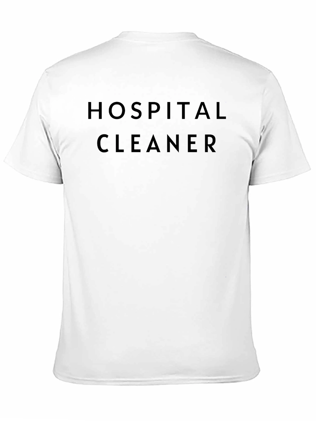Hospital Cleaner Black T-Shirt