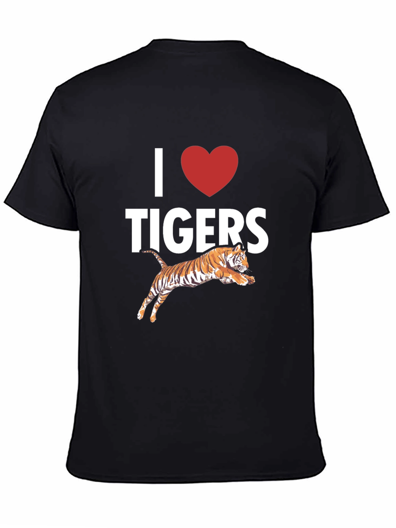 I Love Tigers Graphic T-Shirt