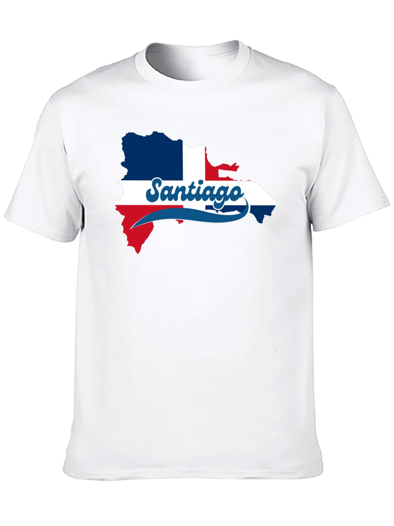 Santiago Dominican Republic Flag T-Shirt