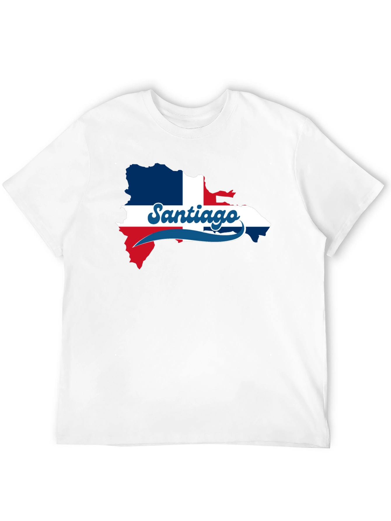 Santiago Dominican Republic Flag T-Shirt