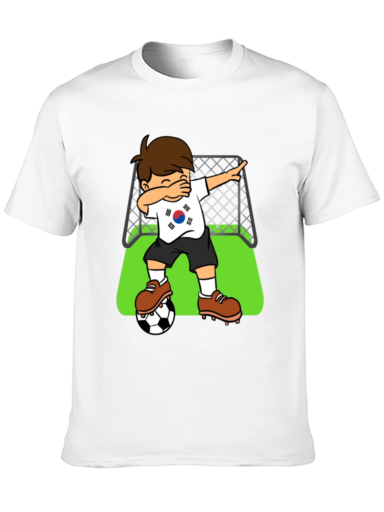 South Korea Dabbing Soccer Player T-Shirt
