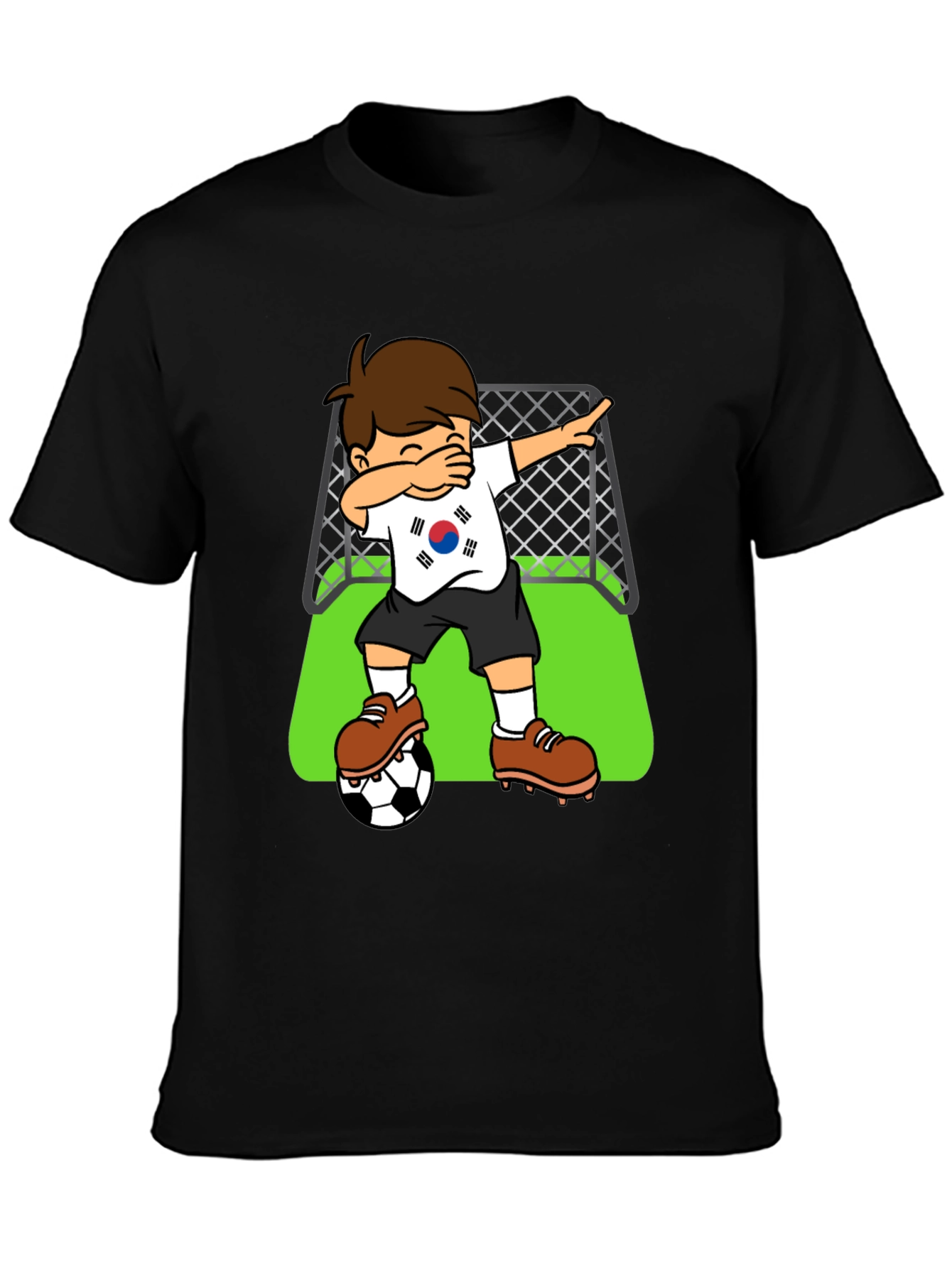 South Korea Dabbing Soccer Player T-Shirt