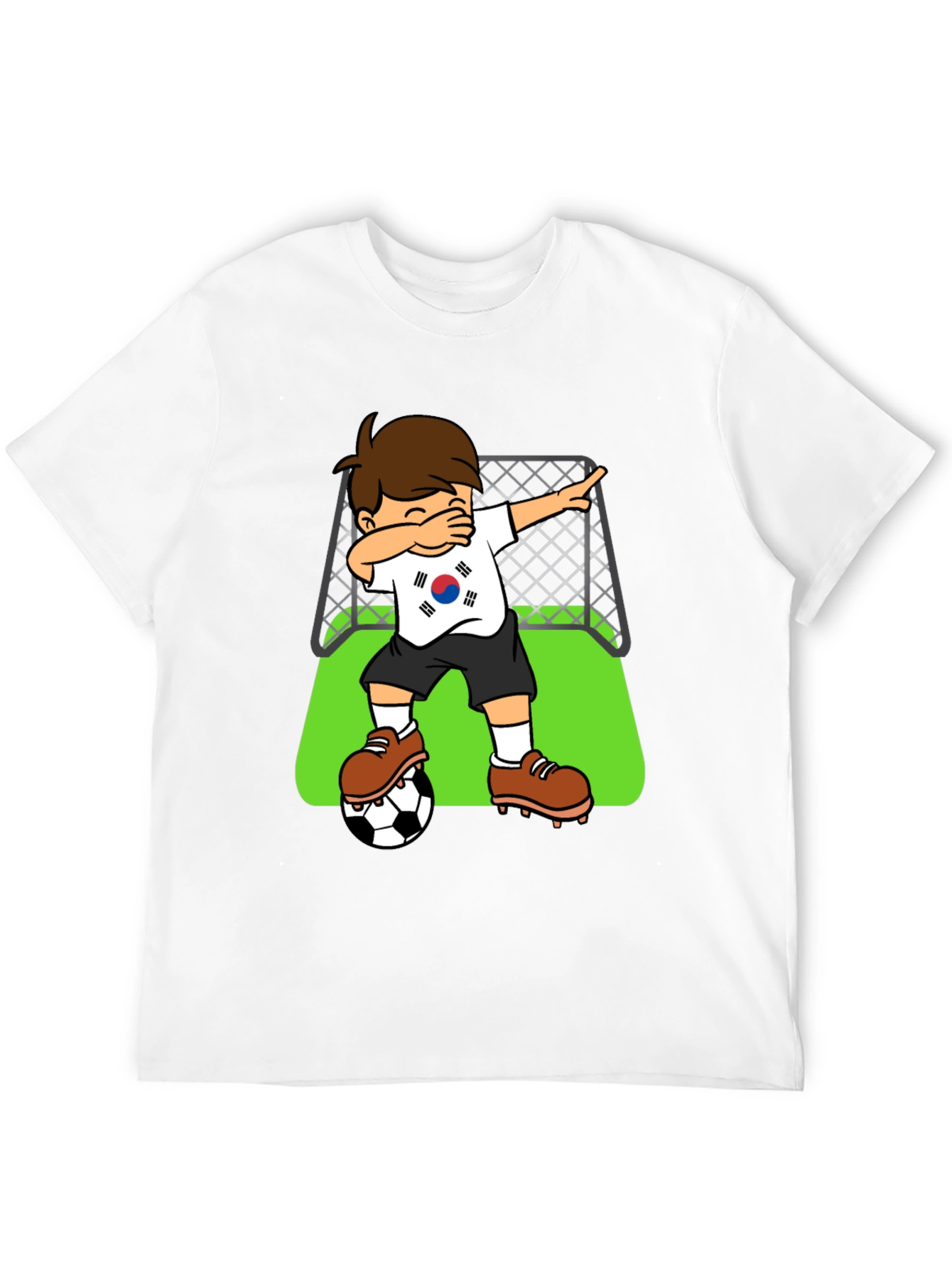 South Korea Dabbing Soccer Player T-Shirt
