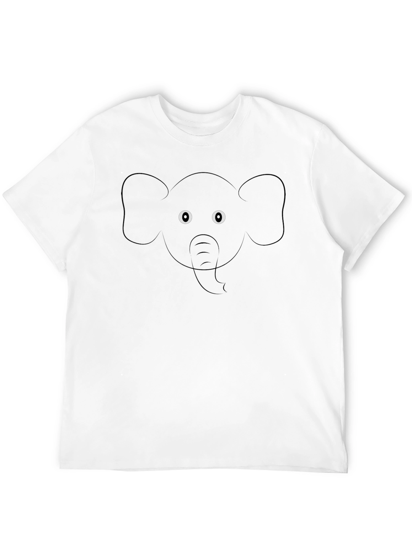 Elephant Tee - Black Graphic T-Shirt for Men