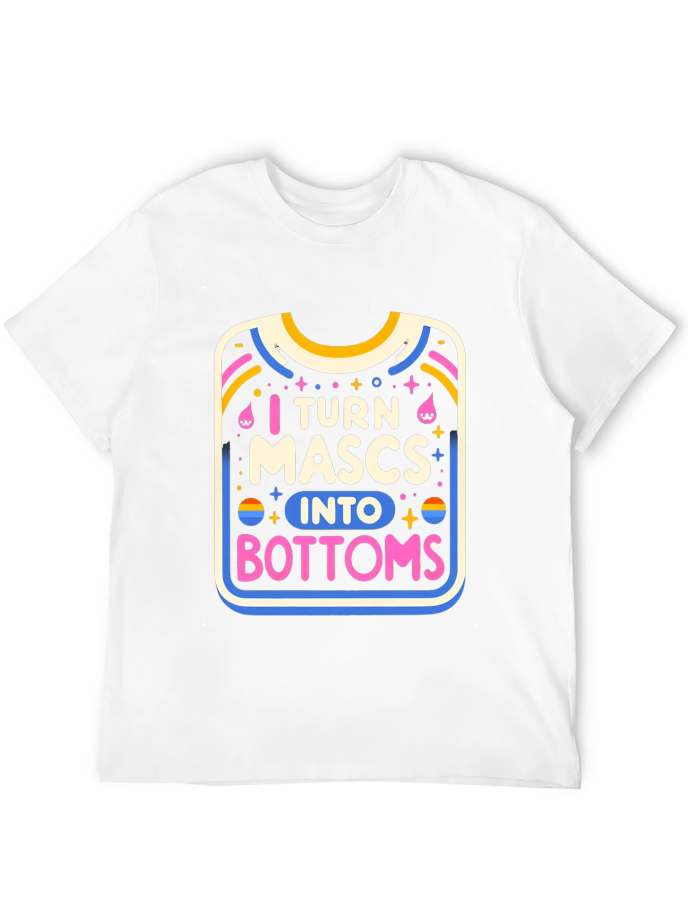 I Turn Mascs Into Bottoms Graphic Tee - Black