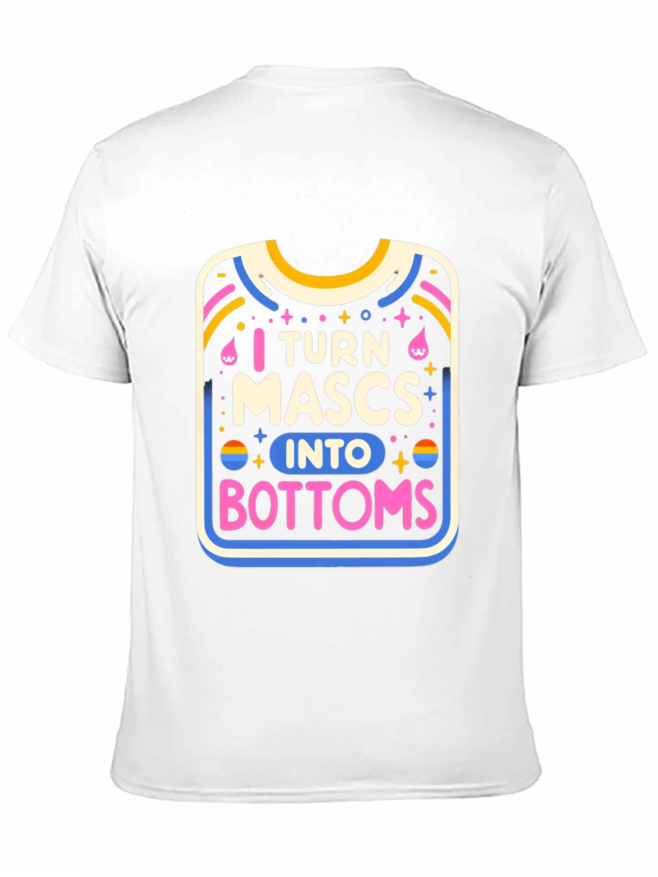 I Turn Mascs Into Bottoms Graphic Tee - Black