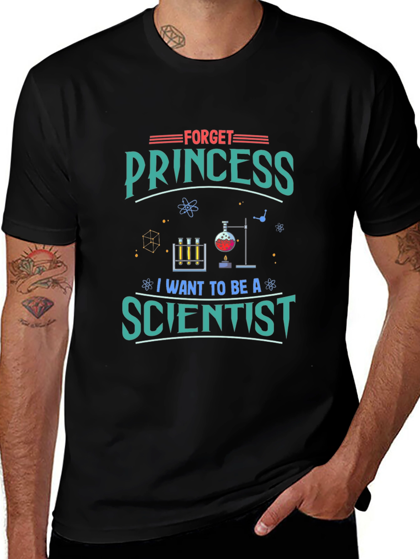 Scientist Graphic T-Shirt - Forget Princess