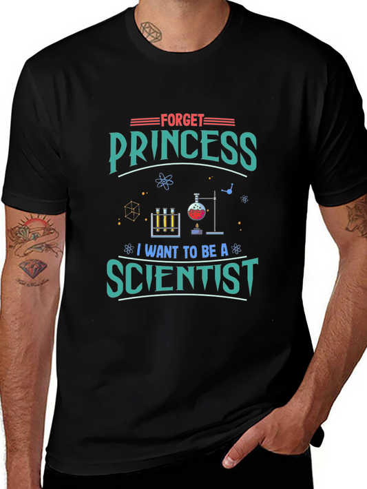 Scientist Graphic T-Shirt - Forget Princess