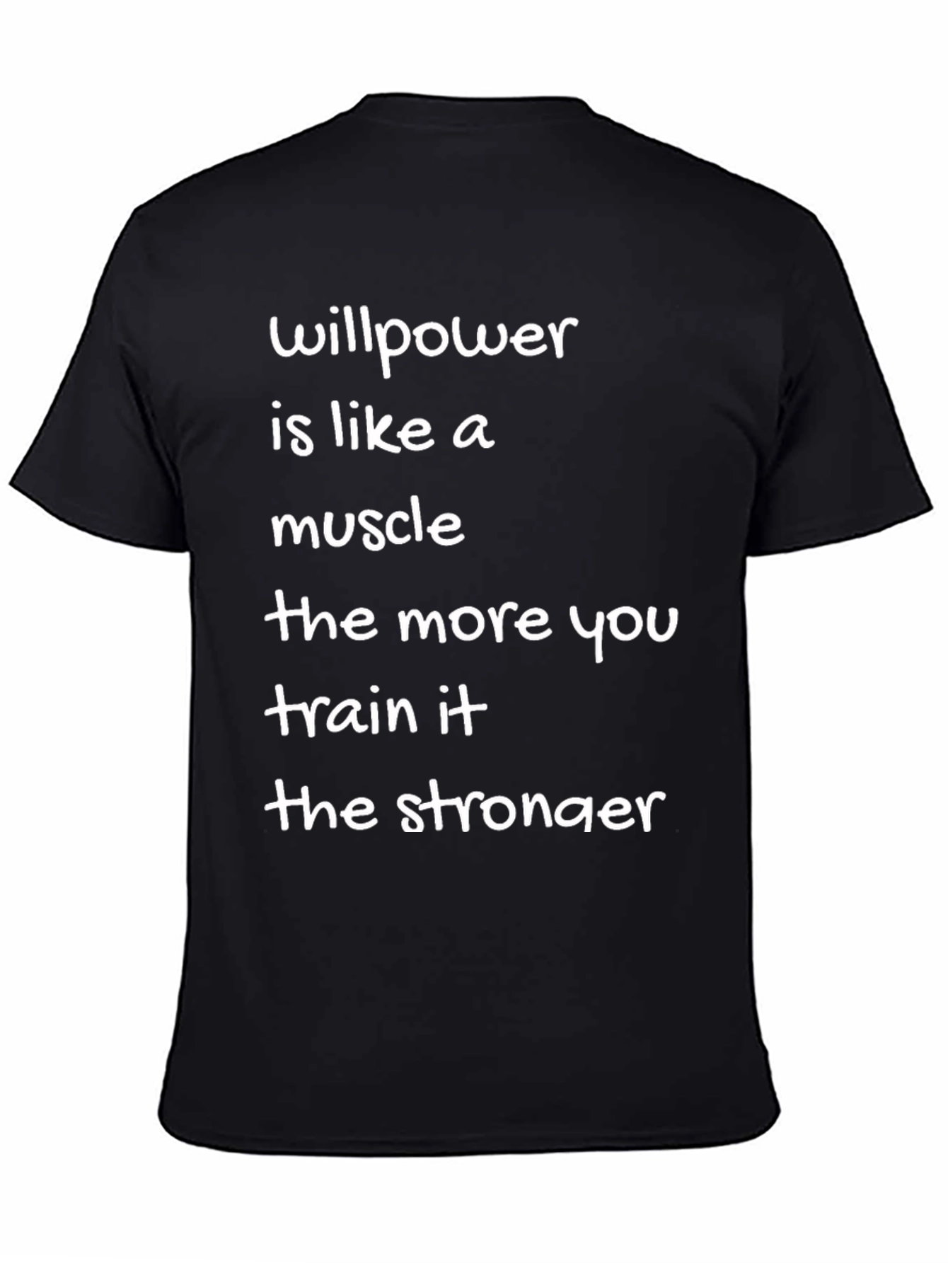 Willpower Muscle Black T-Shirt