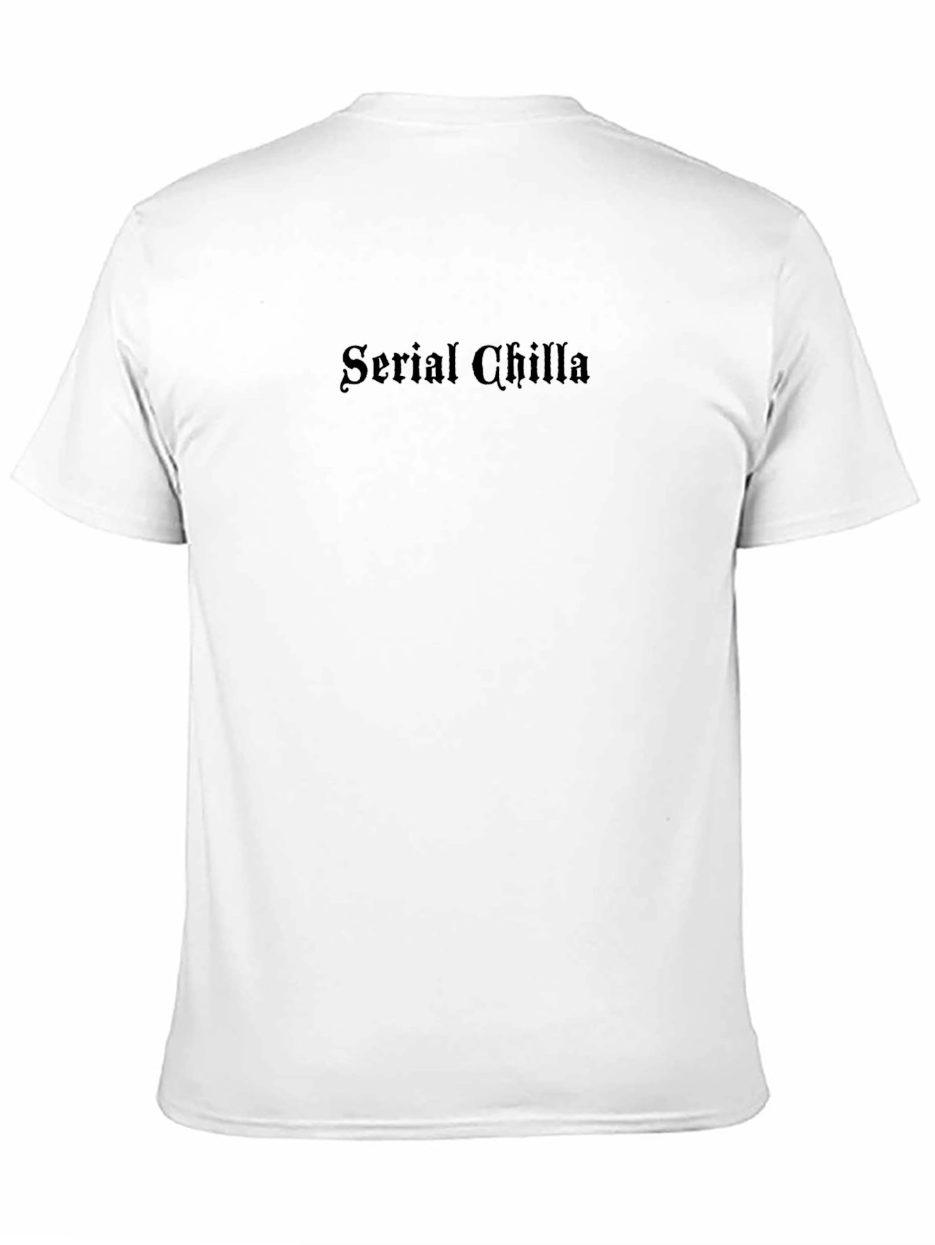 Serial Chilla Black Graphic T-Shirt - Relaxed Comfort