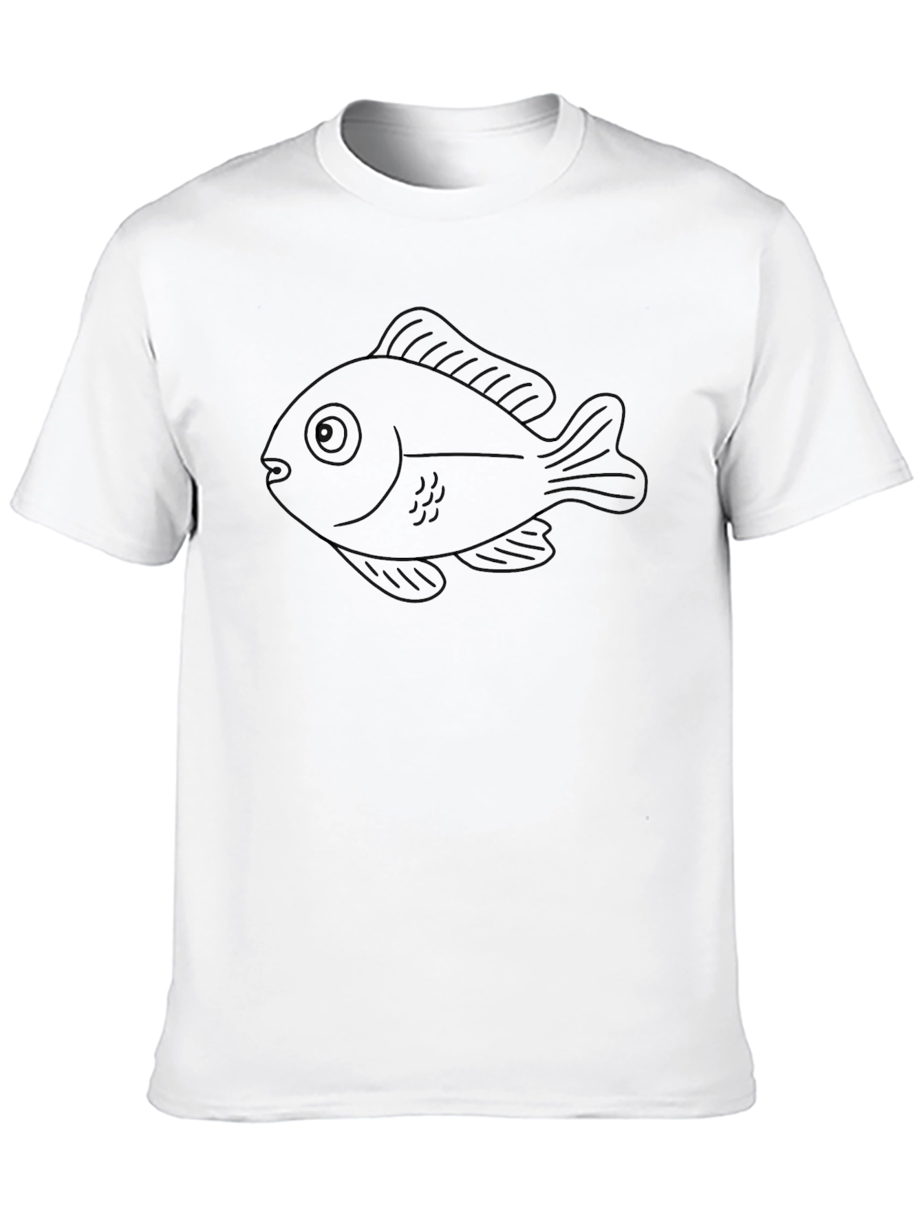 Fish Graphic T-Shirt - Casual Comfort