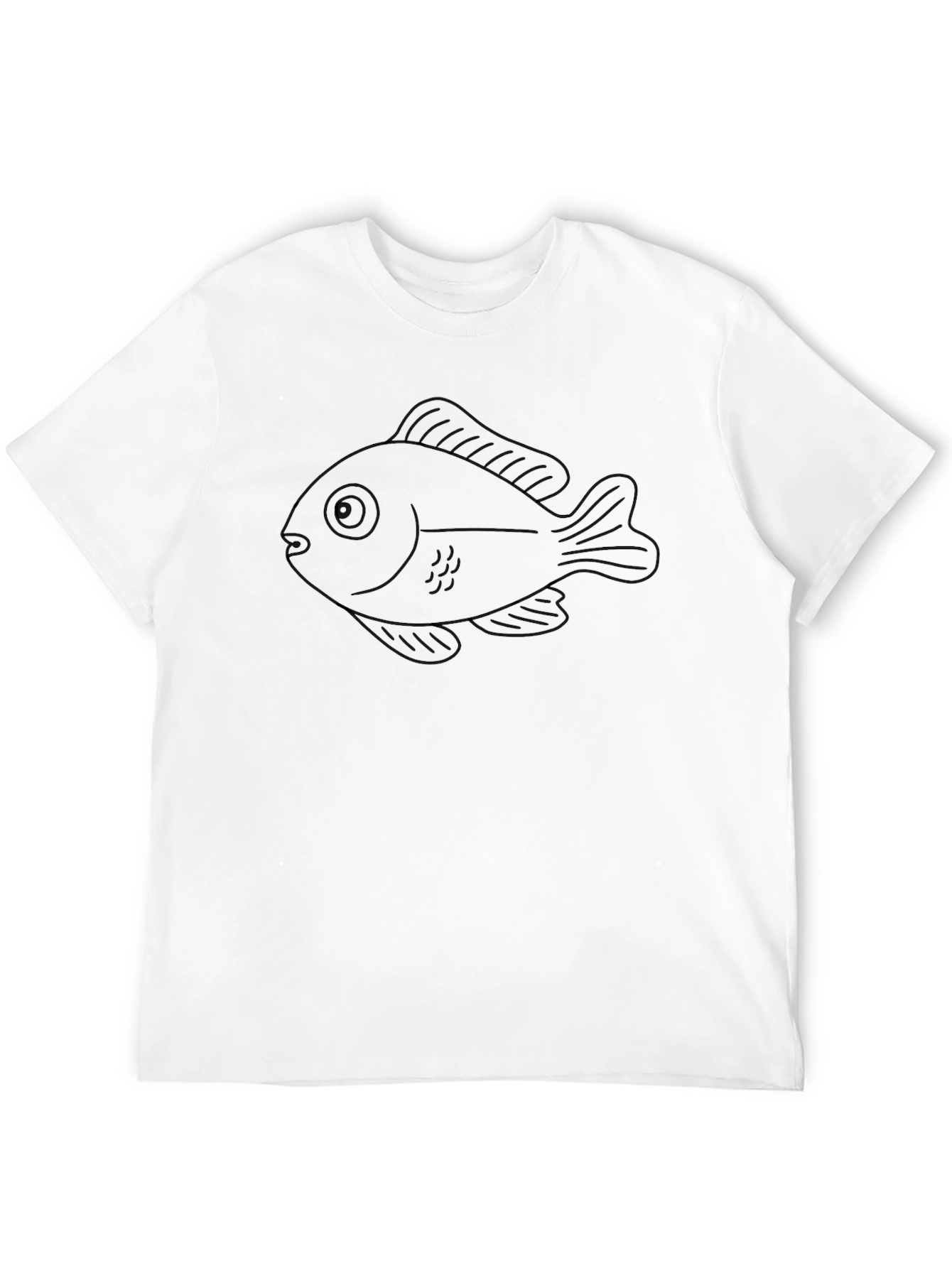 Fish Graphic T-Shirt - Casual Comfort