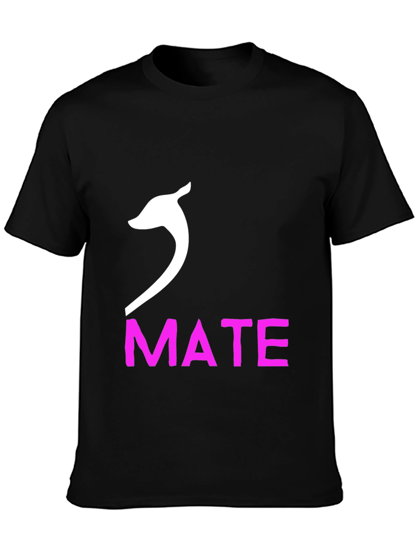 Cute Mate T-Shirt Black Novelty Tee