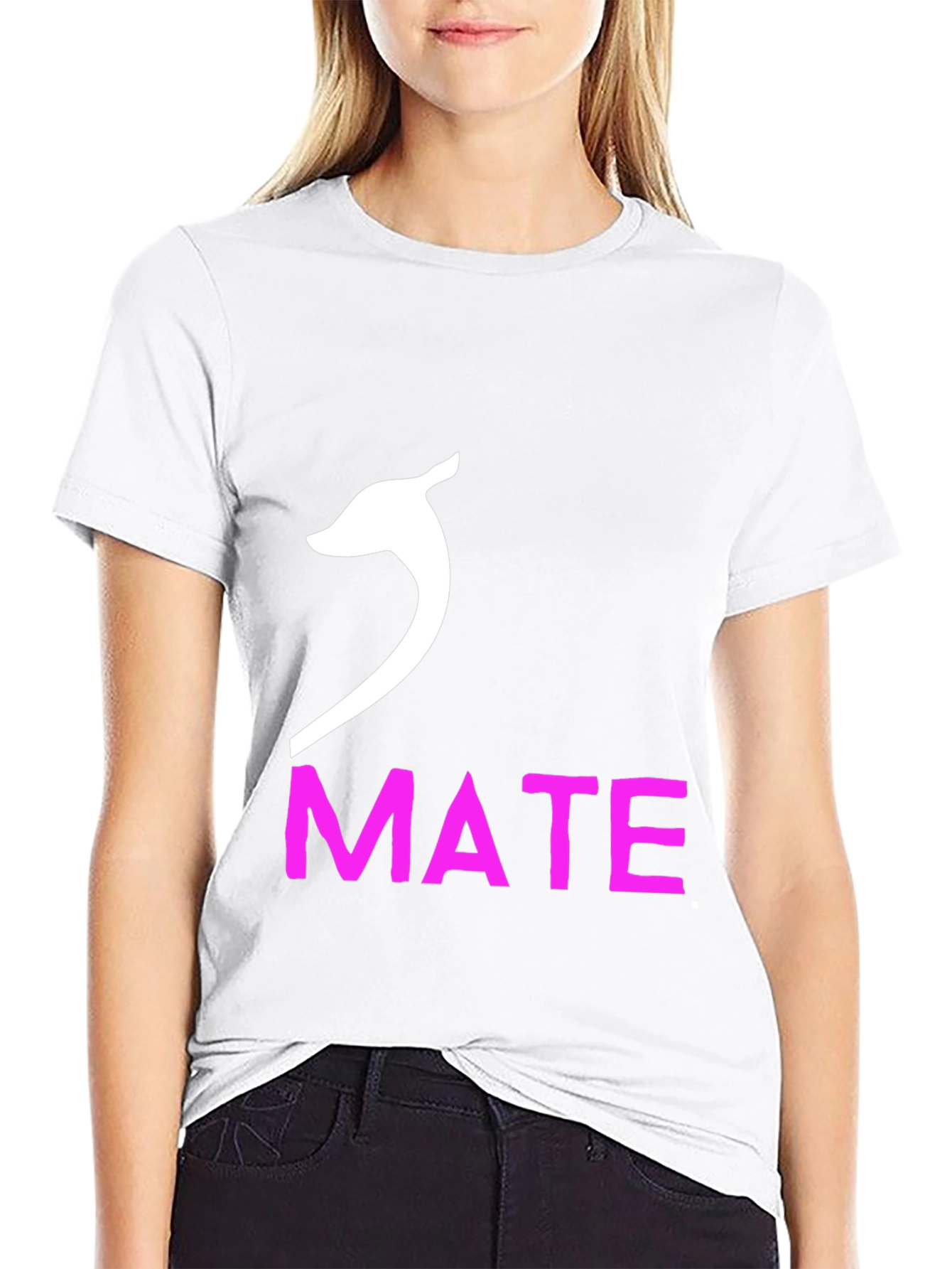Cute Mate T-Shirt Black Novelty Tee