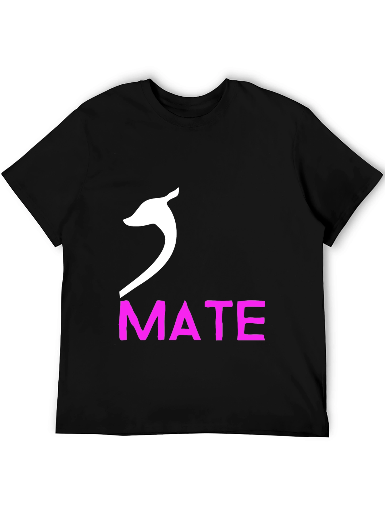 Cute Mate T-Shirt Black Novelty Tee