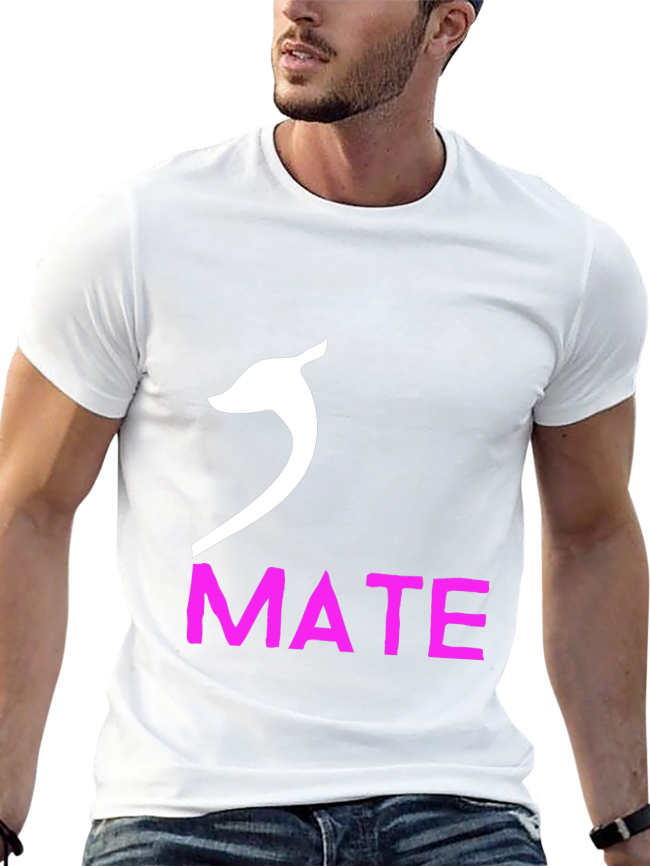 Cute Mate T-Shirt Black Novelty Tee