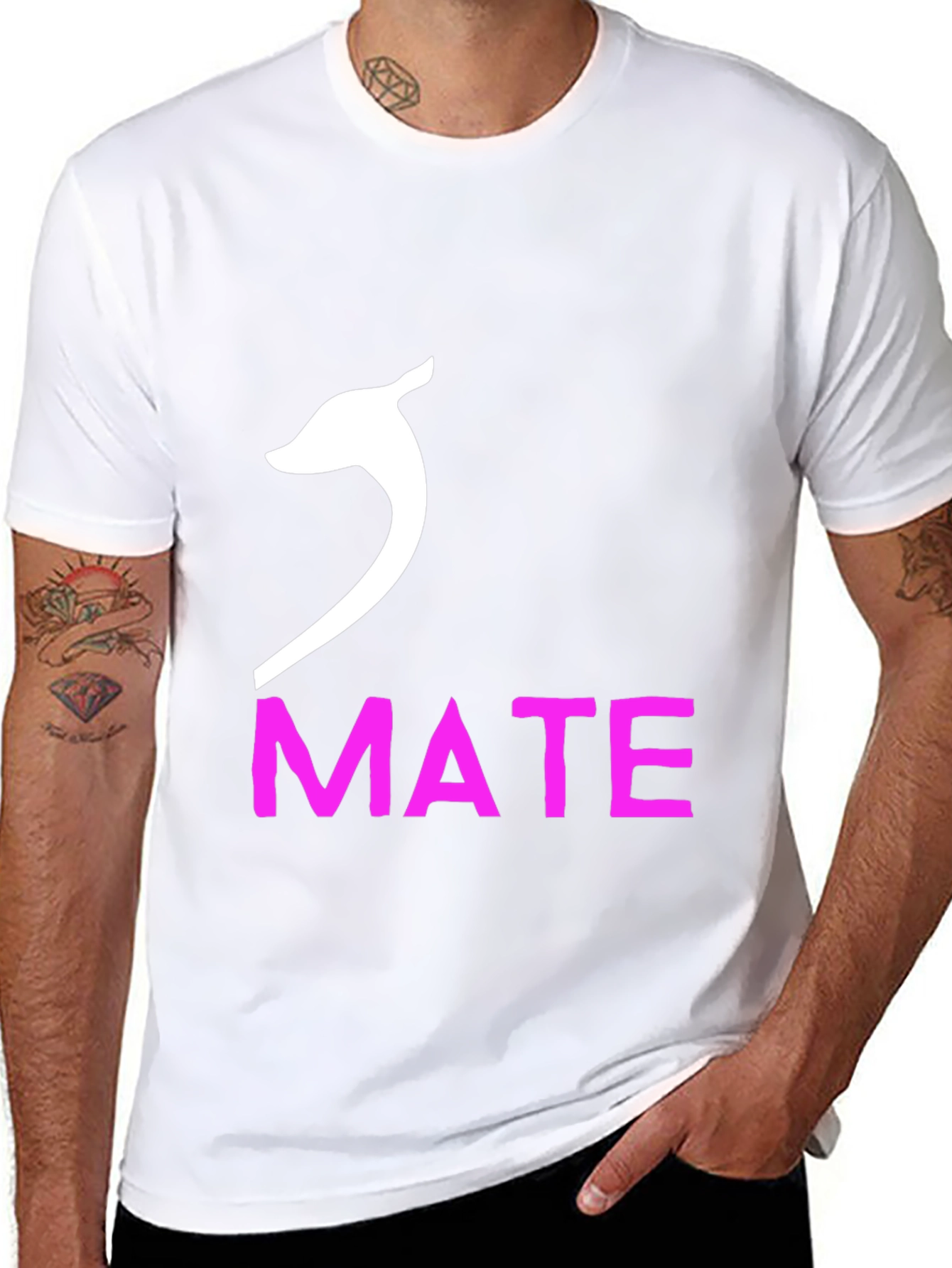 Cute Mate T-Shirt Black Novelty Tee