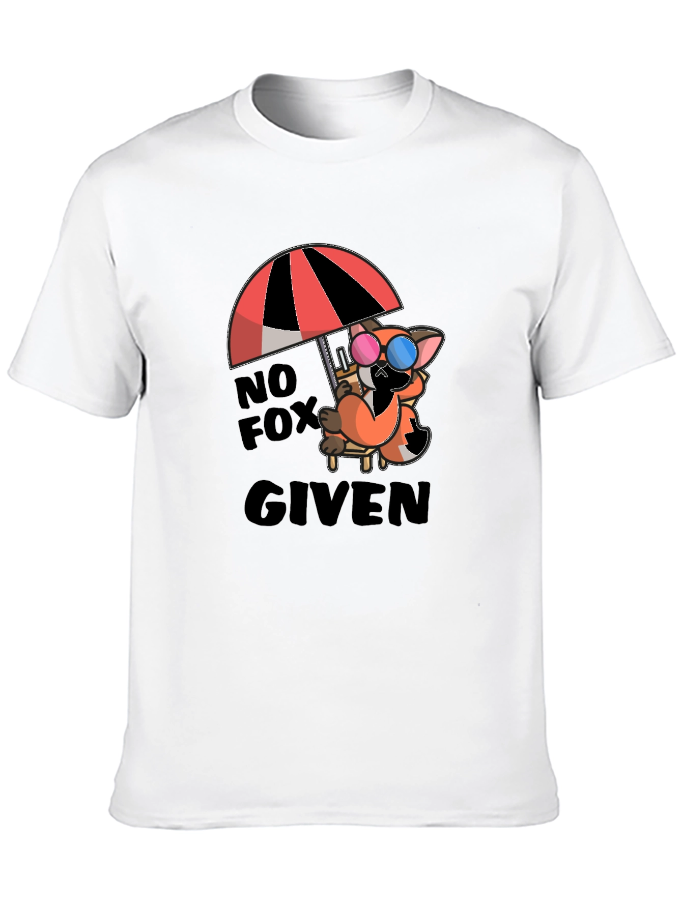 No Fox Given T-Shirt - Relaxed Fox Design