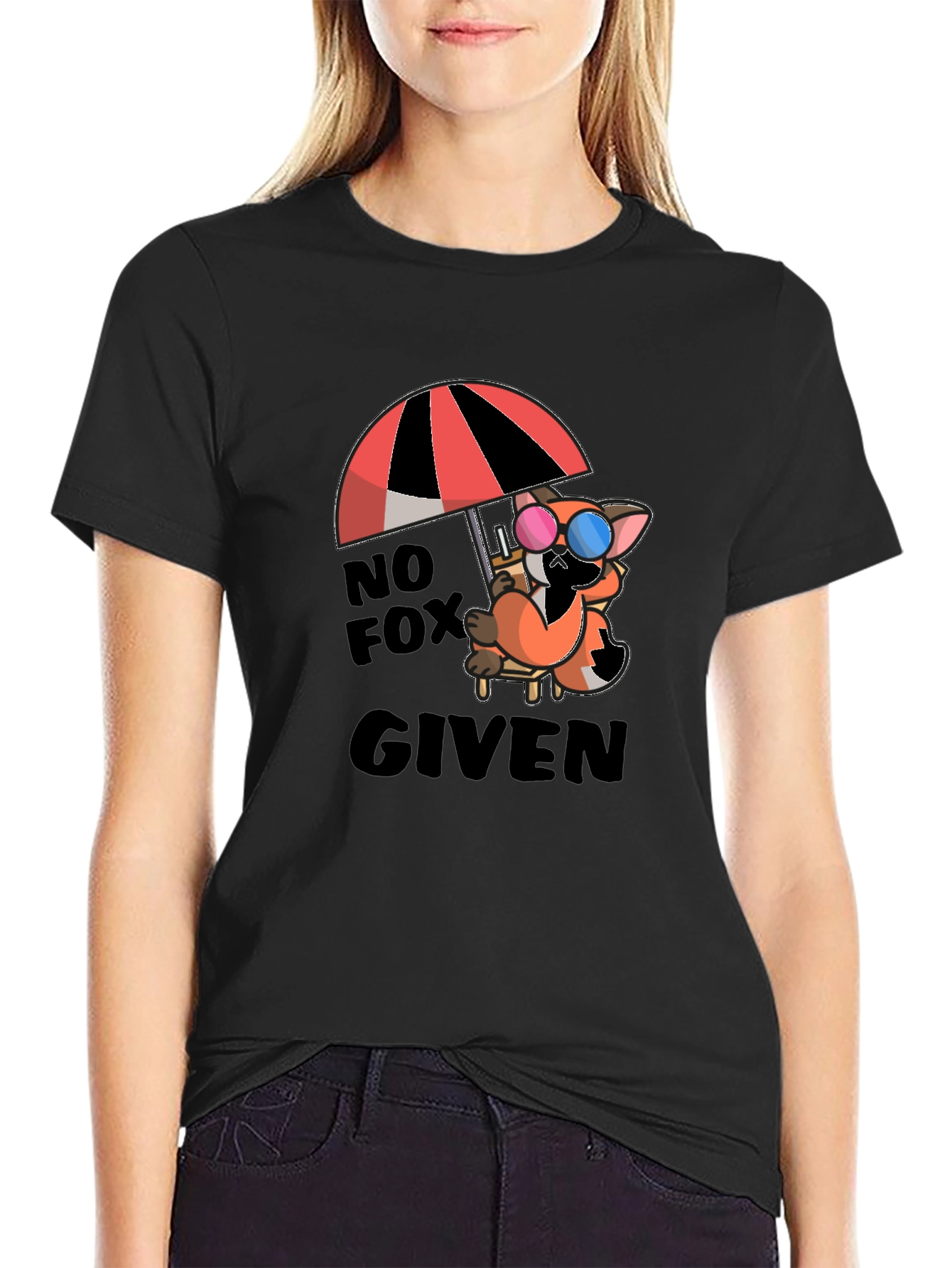No Fox Given T-Shirt - Relaxed Fox Design