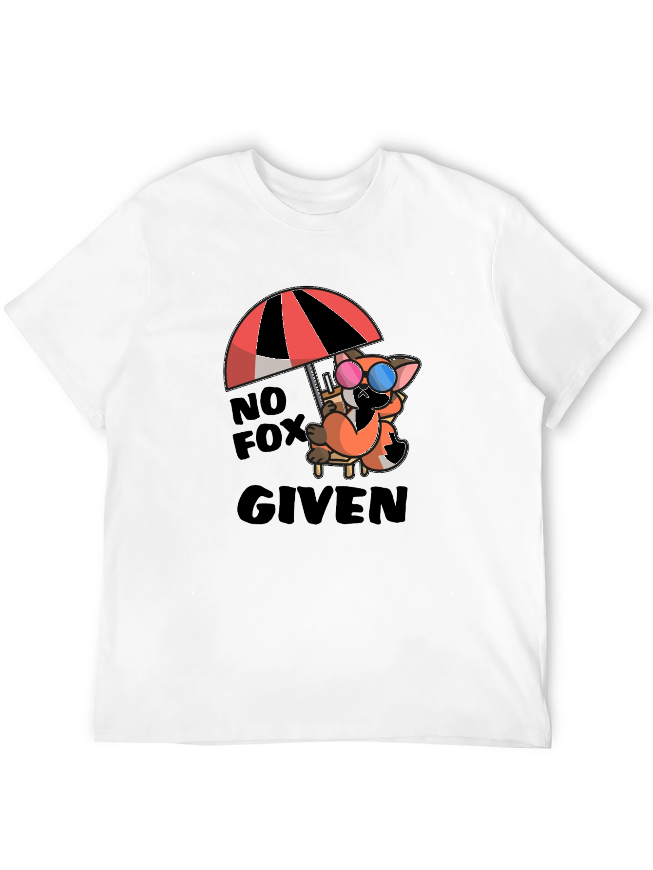 No Fox Given T-Shirt - Relaxed Fox Design