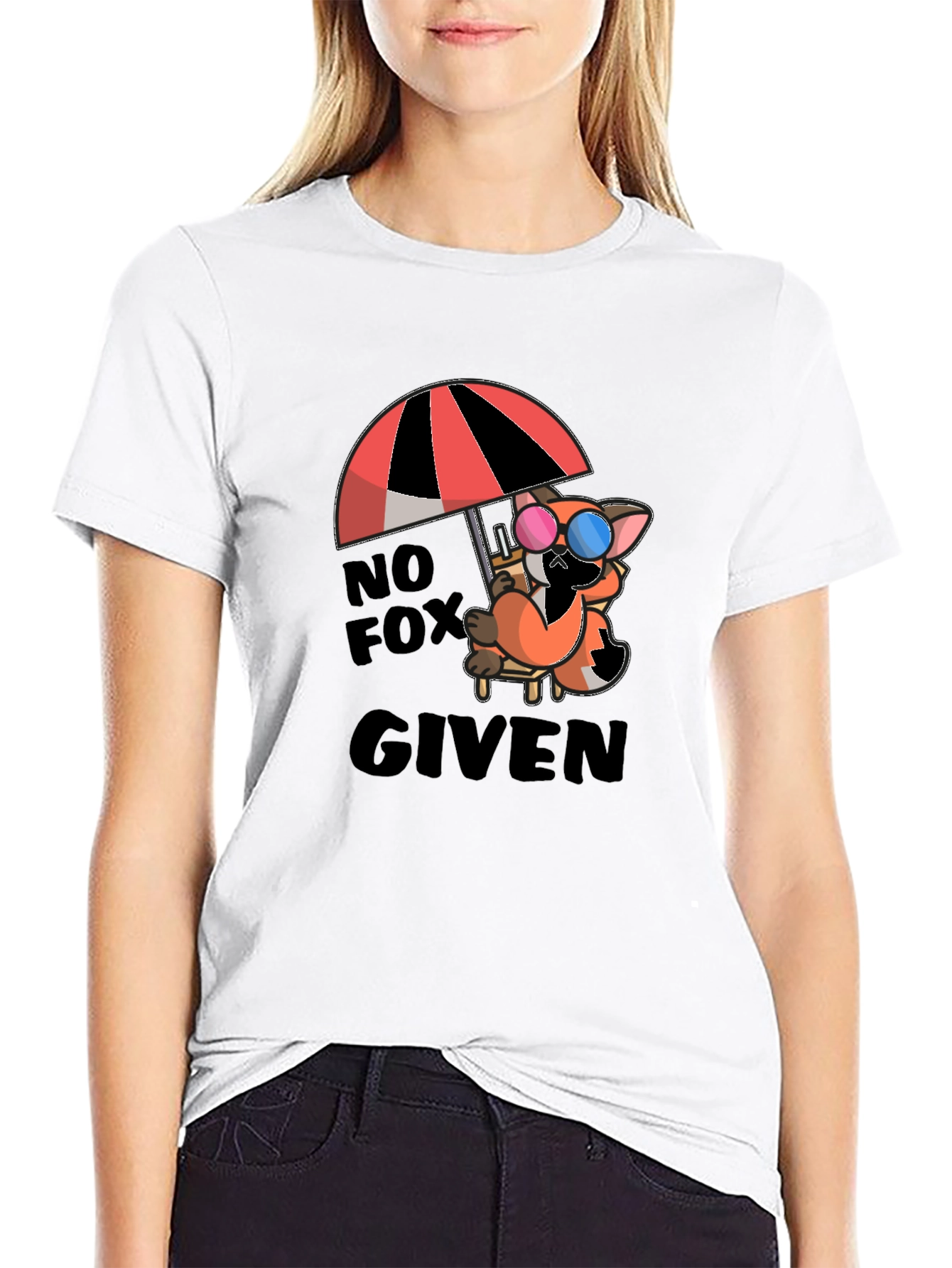 No Fox Given T-Shirt - Relaxed Fox Design