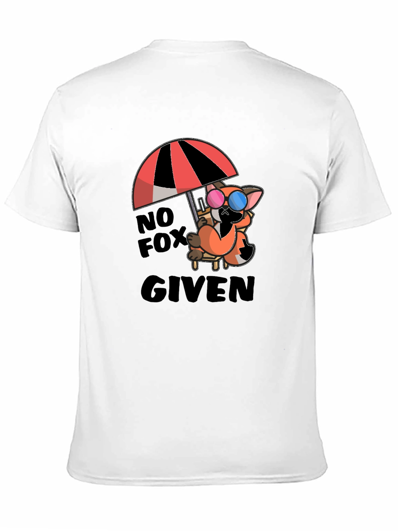 No Fox Given T-Shirt - Relaxed Fox Design