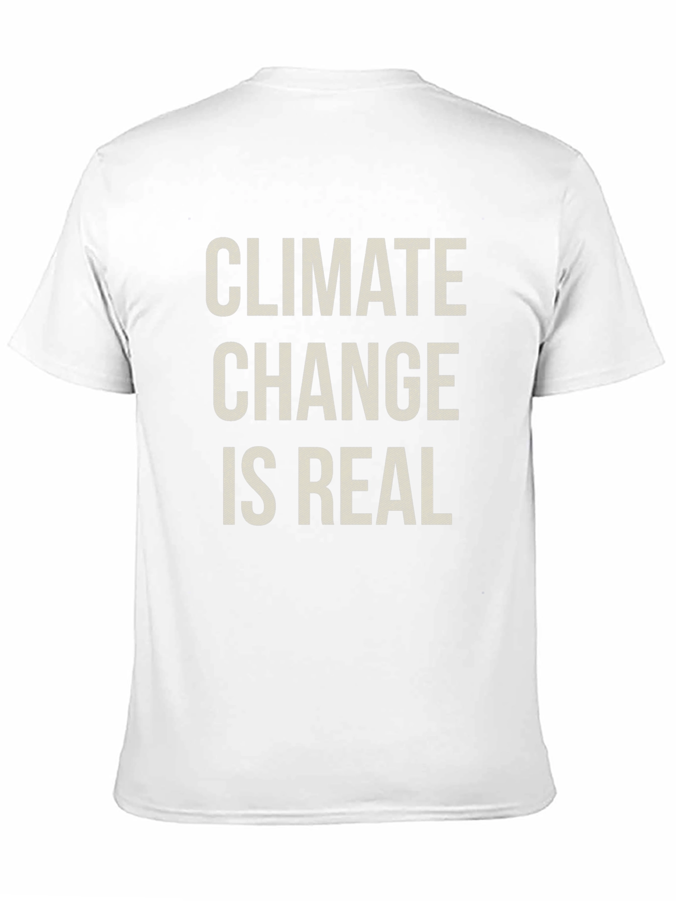 Climate Change Is Real Black T-Shirt
