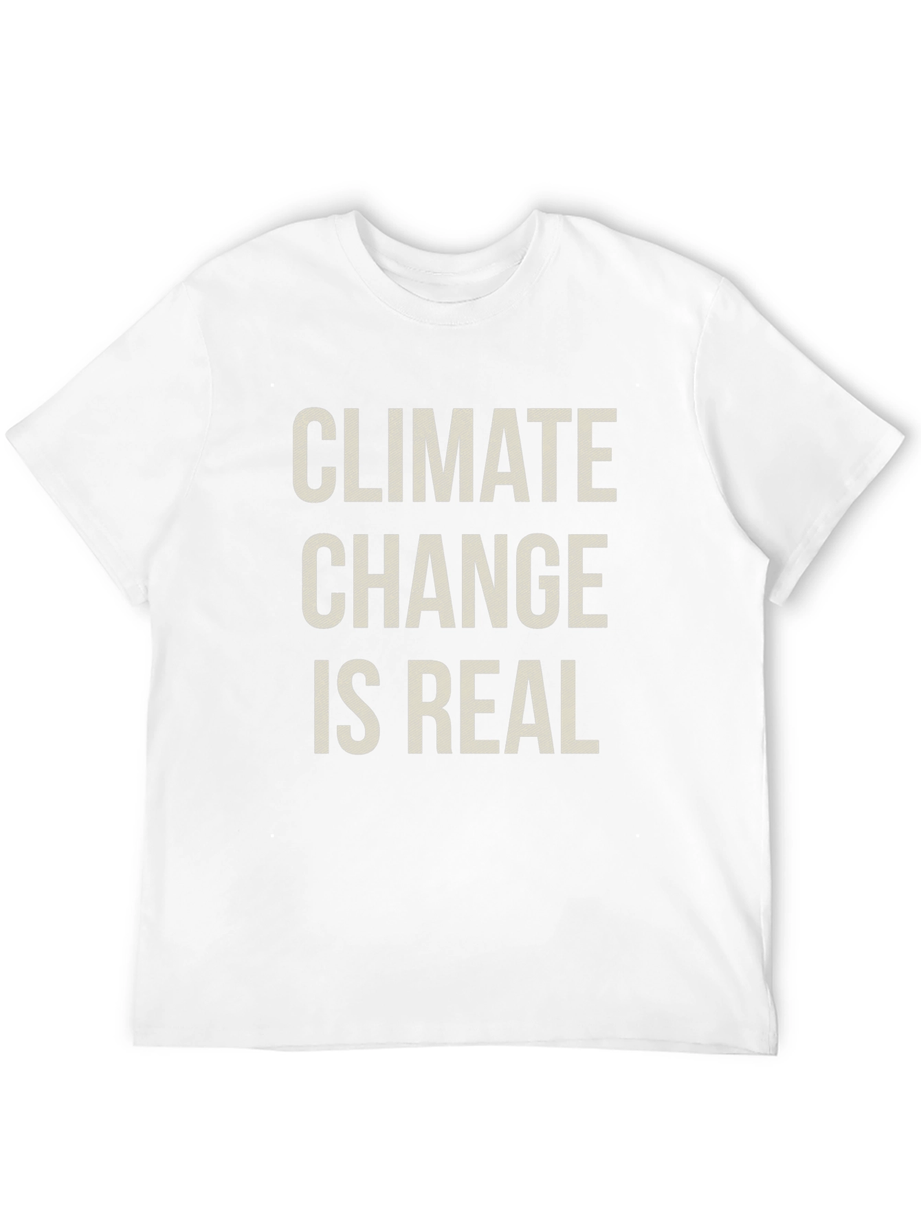 Climate Change Is Real Black T-Shirt