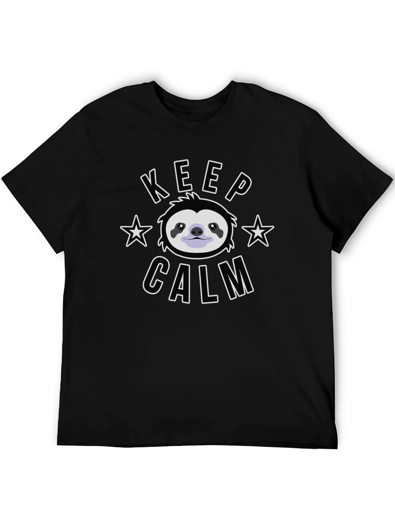 Keep Calm Sloth Graphic Tee - Relaxed Fit