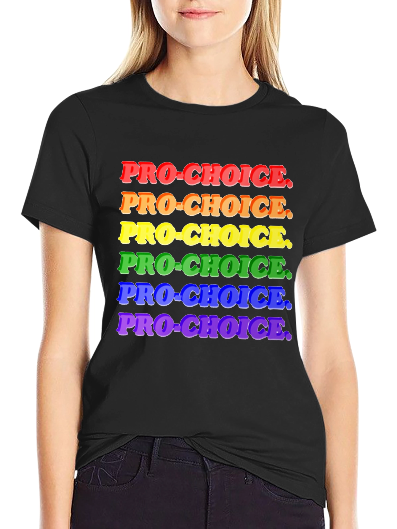 Pro-Choice Rainbow Pride T-Shirt