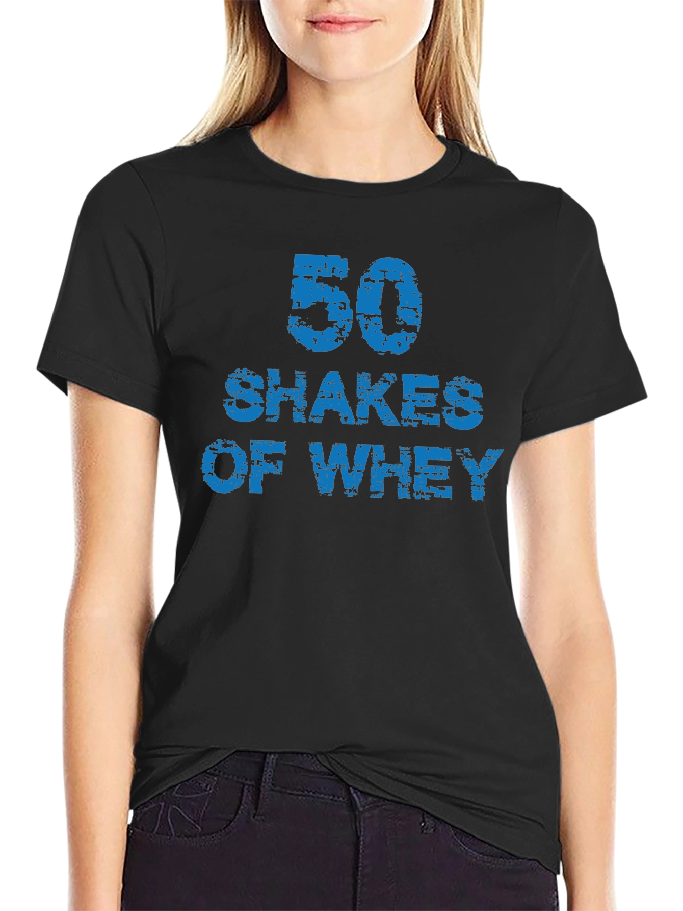 50 Shakes of Whey - Funny Gym T-Shirt