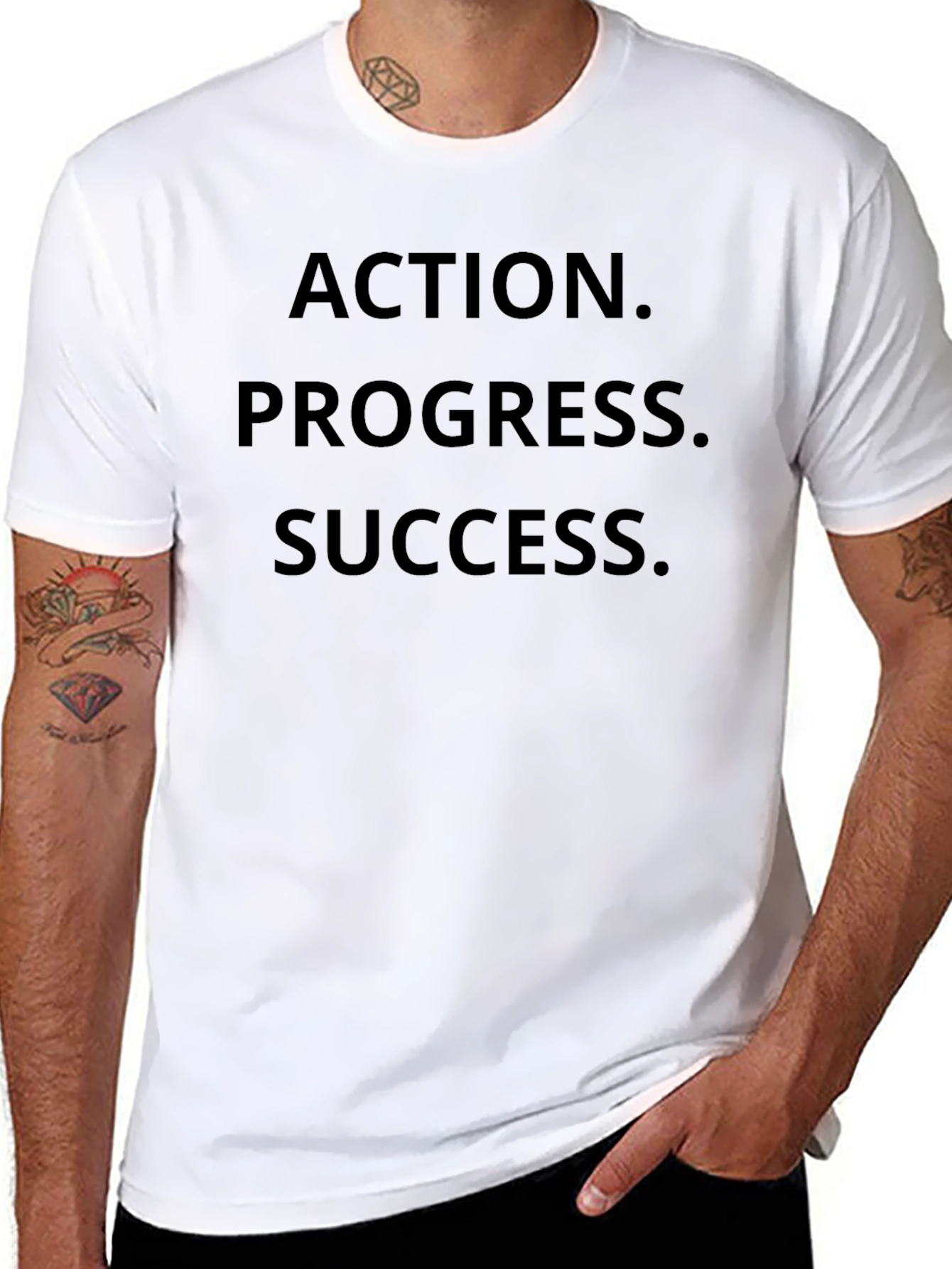 Action Progress Success Graphic Tee
