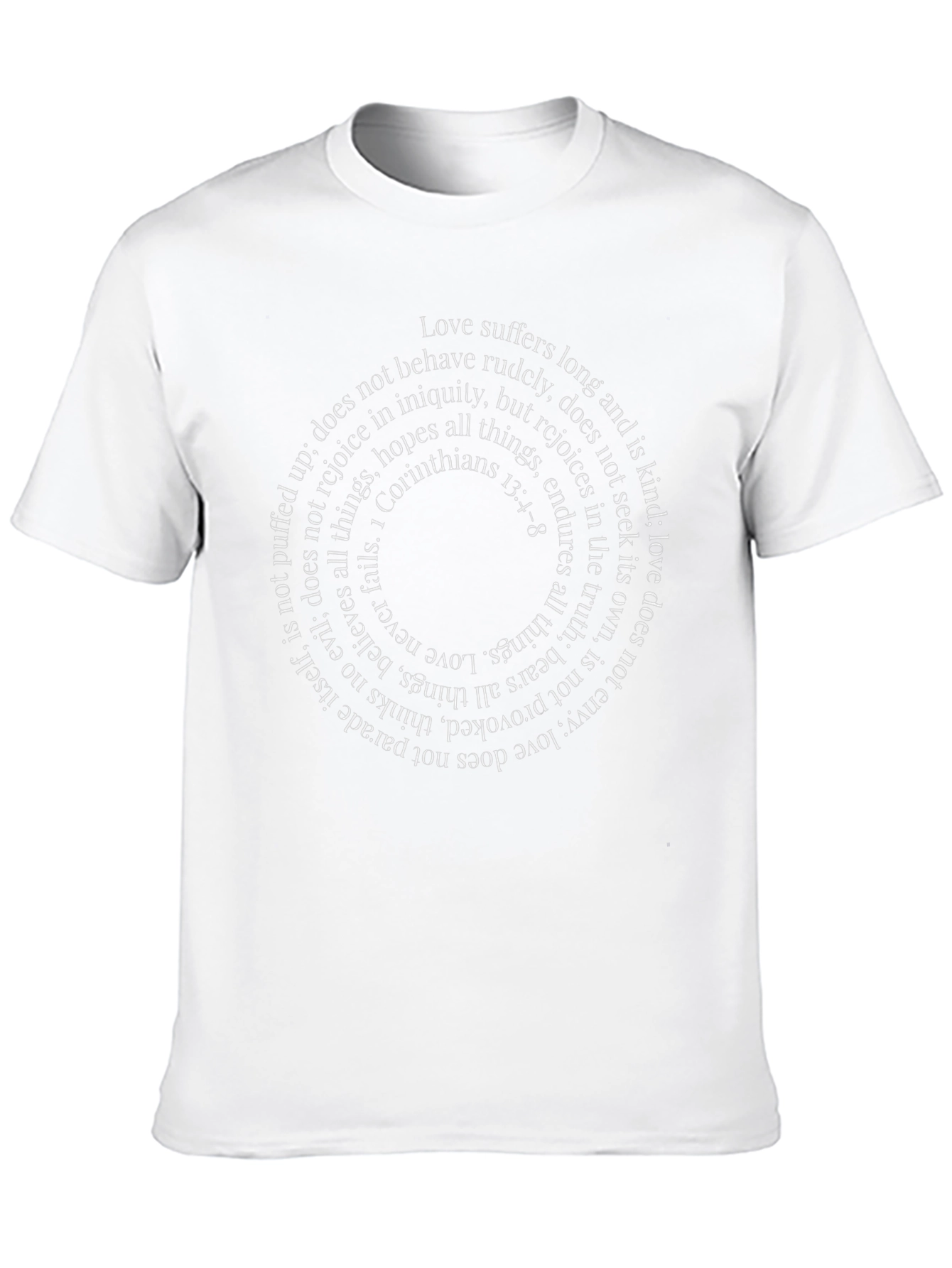 Love Suffers Long Black T-Shirt