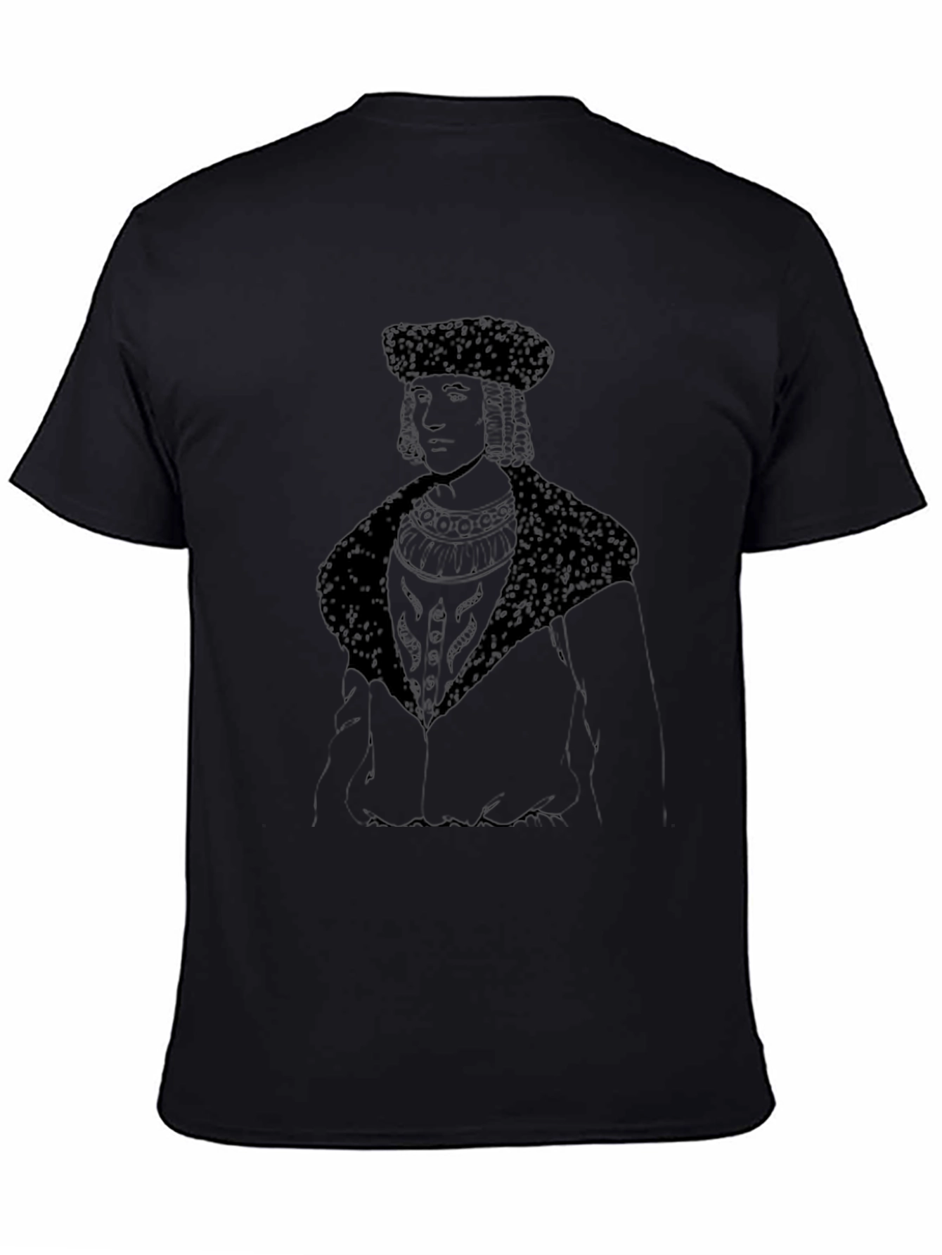 Historical Figure T-Shirt - Classic Black Tee