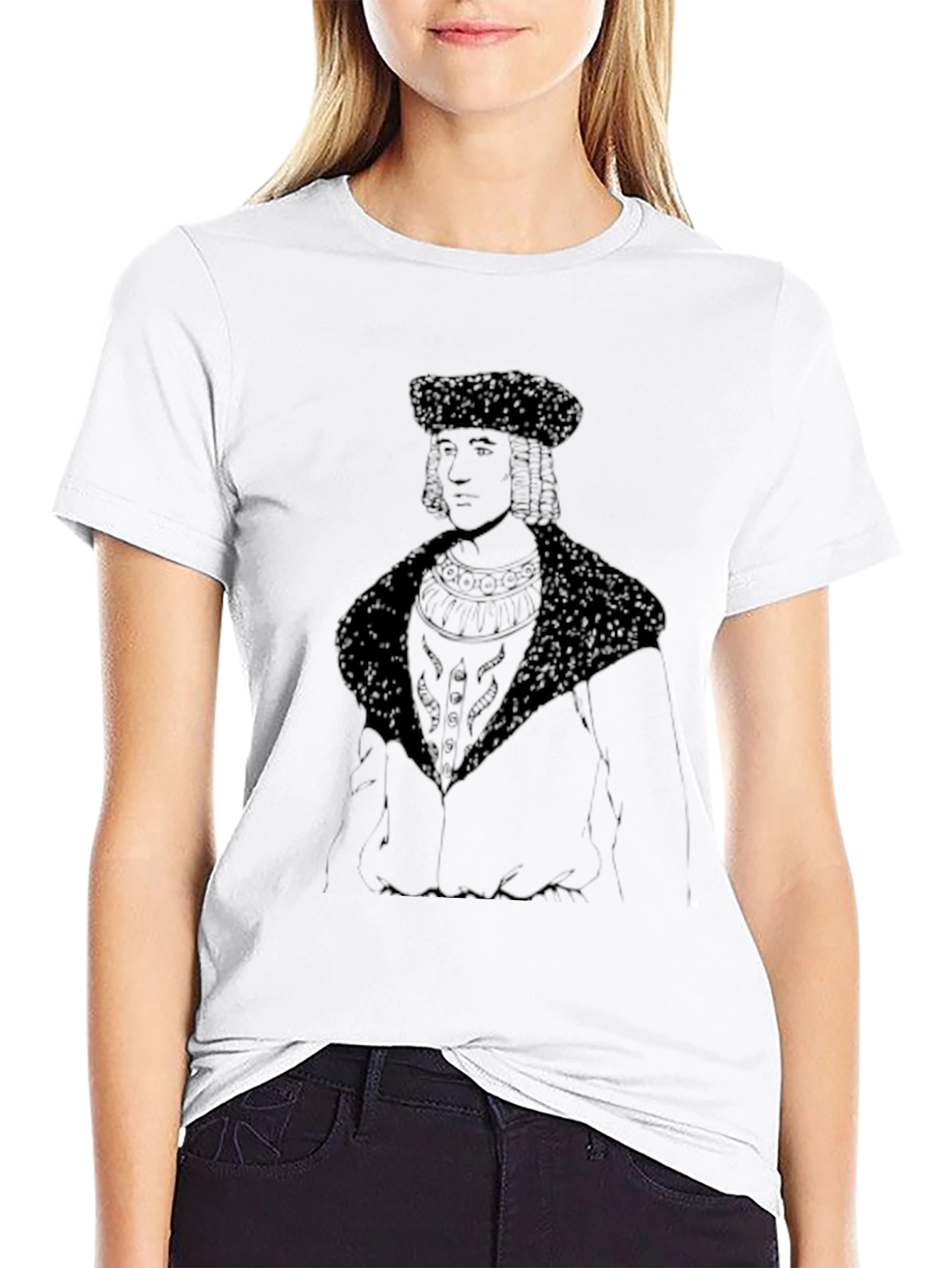 Historical Figure T-Shirt - Classic Black Tee