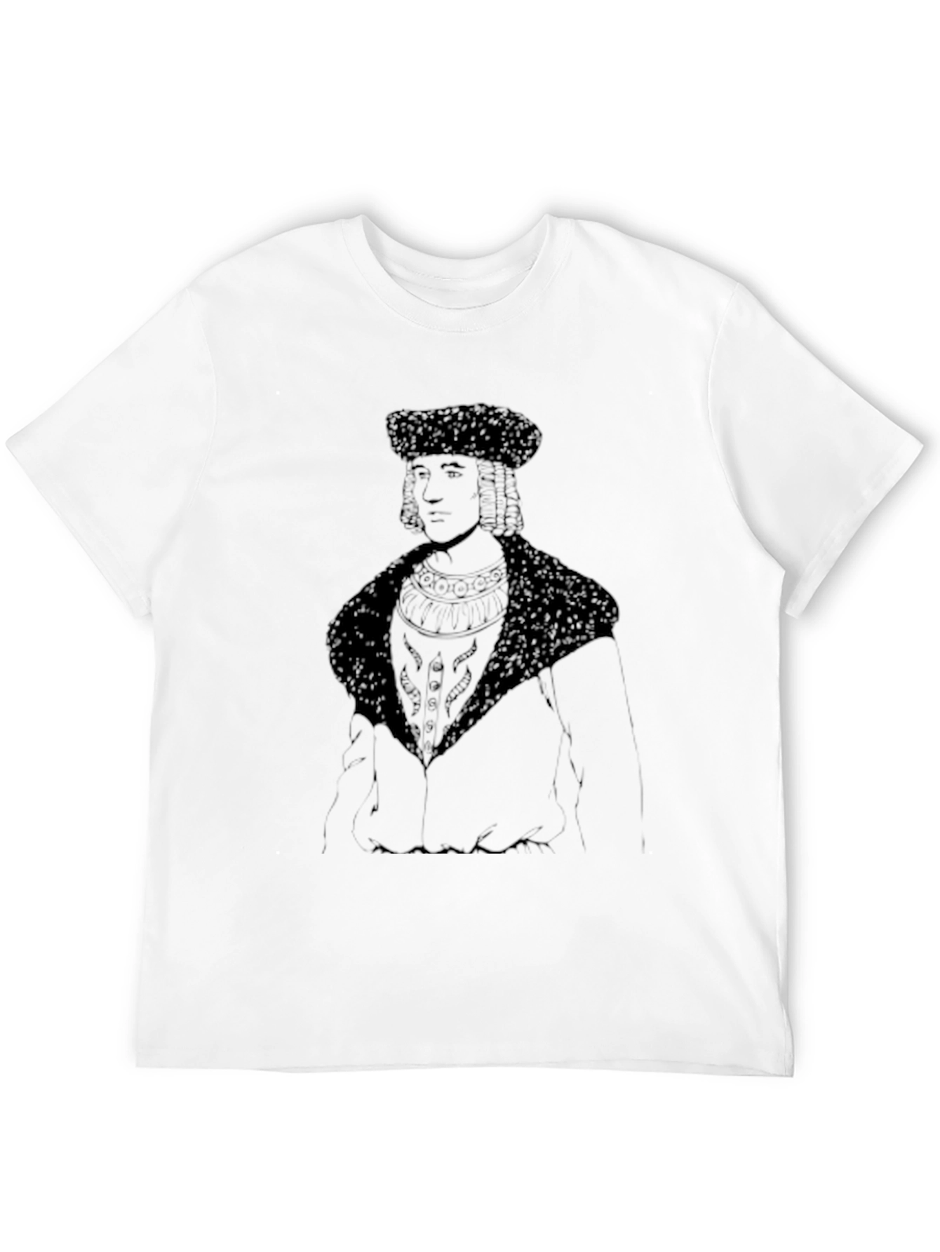 Historical Figure T-Shirt - Classic Black Tee