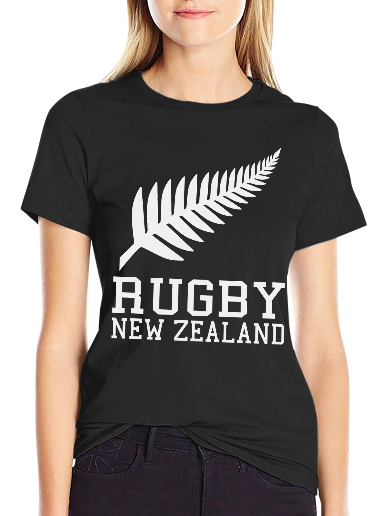 Rugby New Zealand T-Shirt - Black