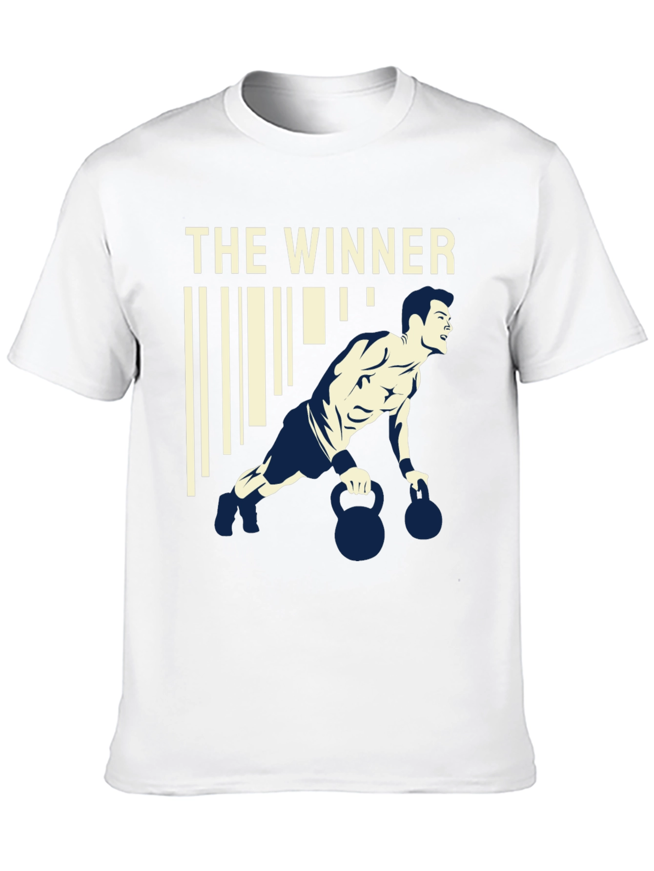 The Winner Graphic T-Shirt Gym Workout Apparel
