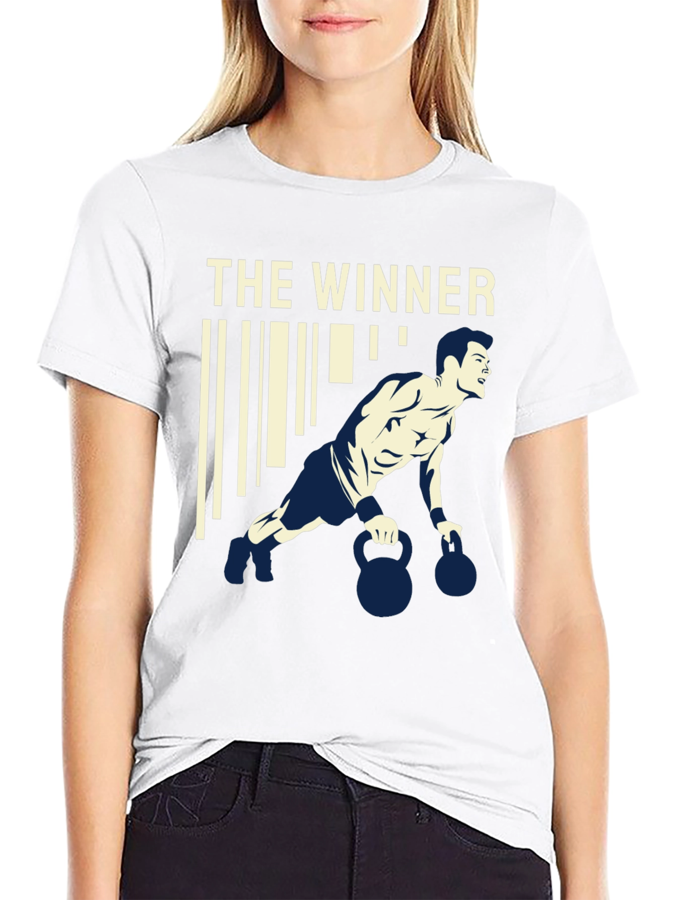 The Winner Graphic T-Shirt Gym Workout Apparel