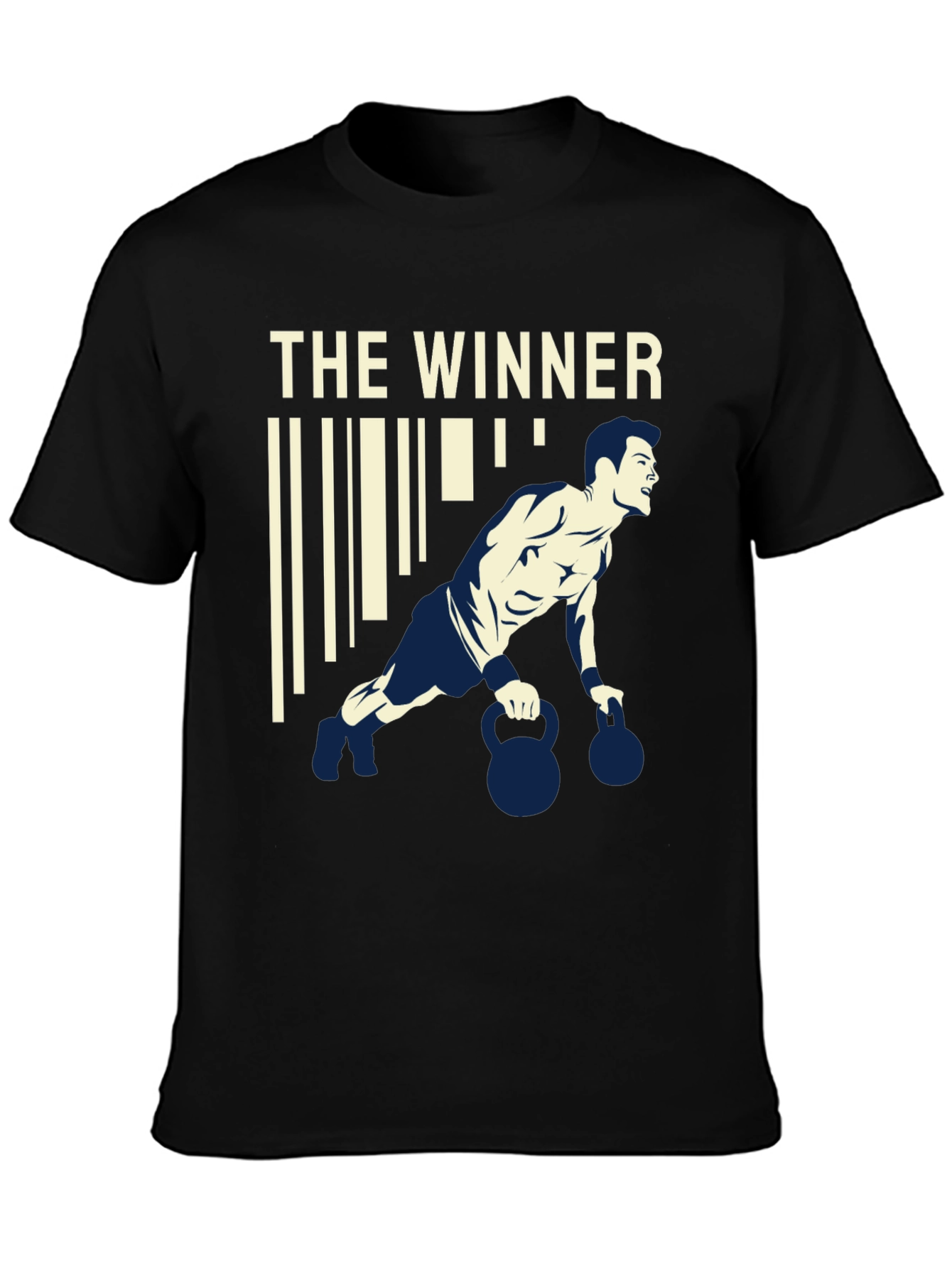 The Winner Graphic T-Shirt Gym Workout Apparel