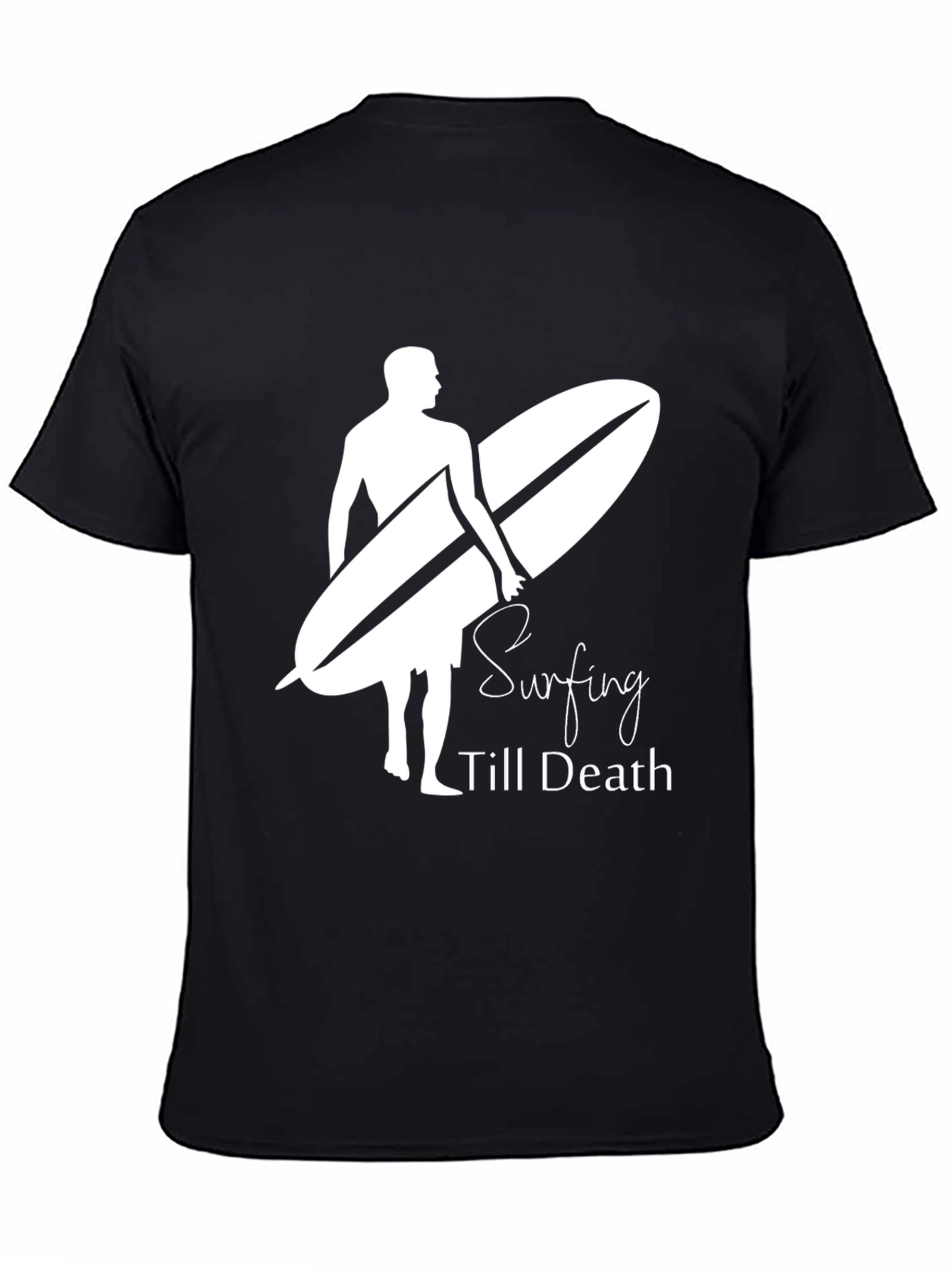 Surfing Till Death Graphic Tee